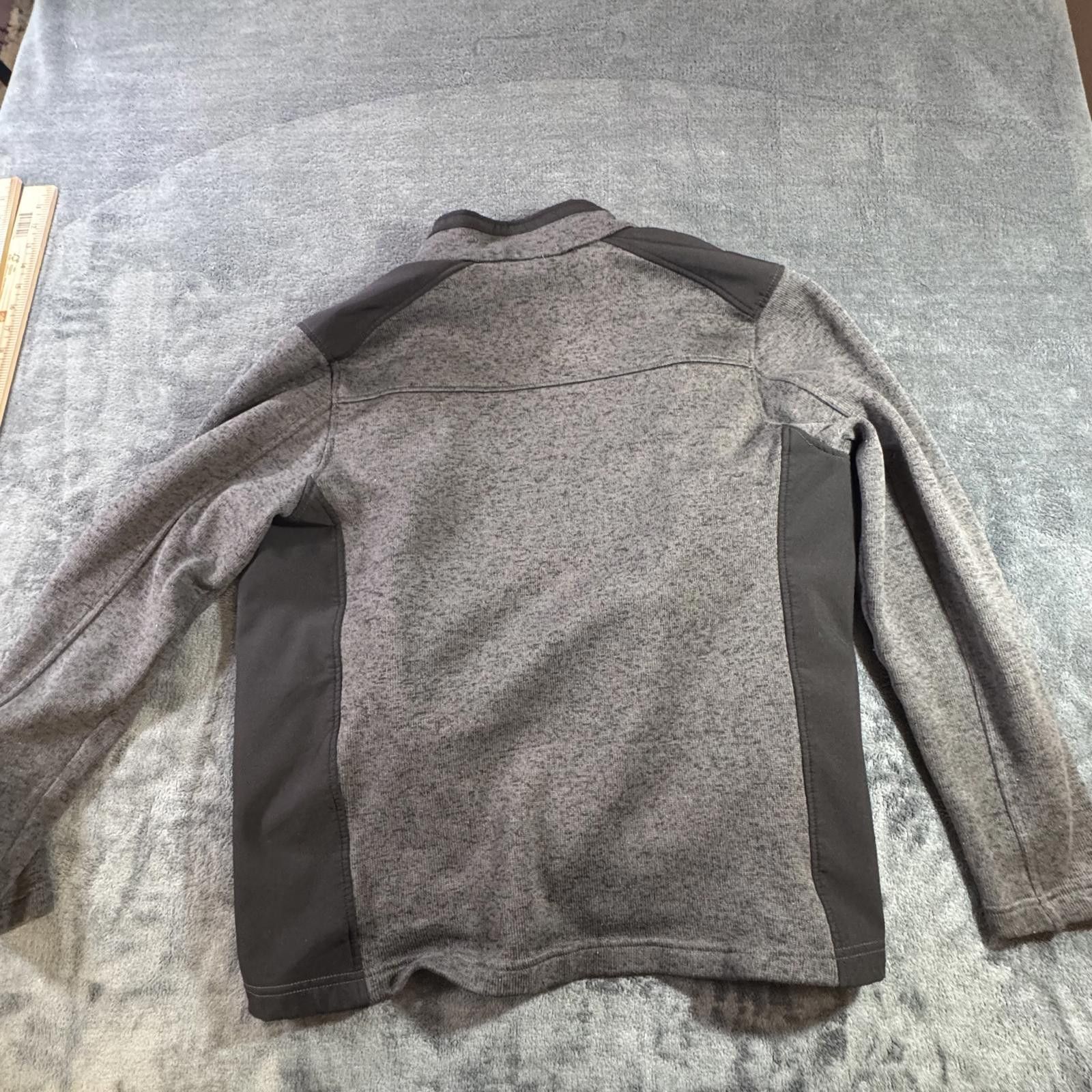 Designer Gerry Jacket Mens Medium Gray Black Fleece Softshell Coat Size US M / EU 48-50 / 2 - 4 Thumbnail