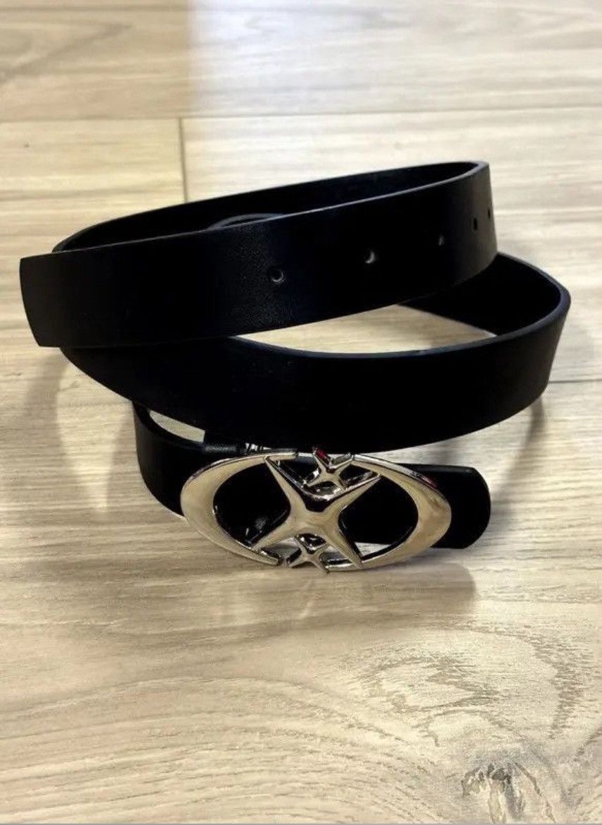 Japanese Brand × Vitaly Design Black Triple Star Belt Size 30 - 2 Thumbnail
