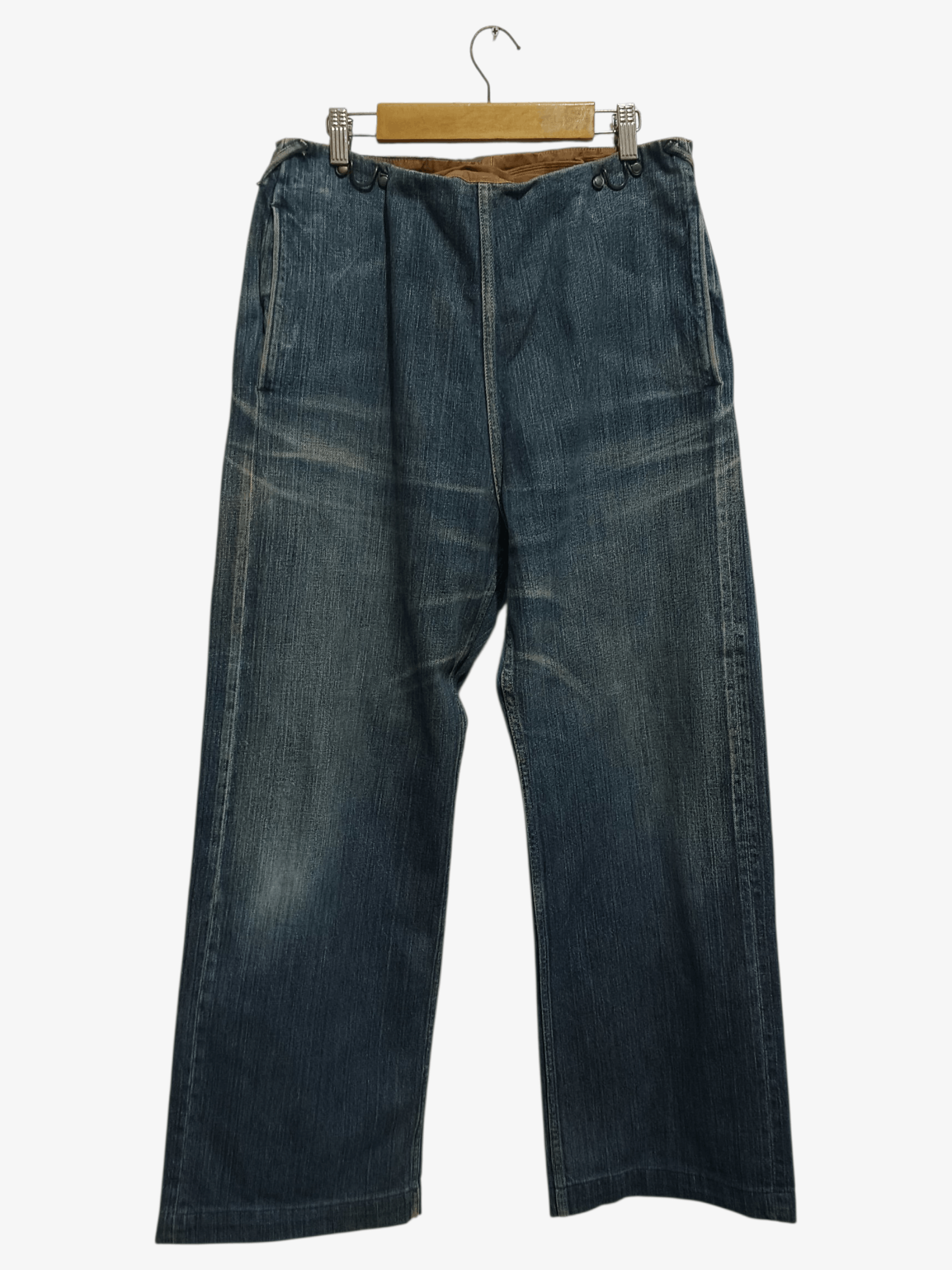 Kapital 🔥Vintage🔥 Early 00s Kapital Japan⁠ Indigo Wide Leg Denim Size US 34 / EU 50 - 1 Thumbnail