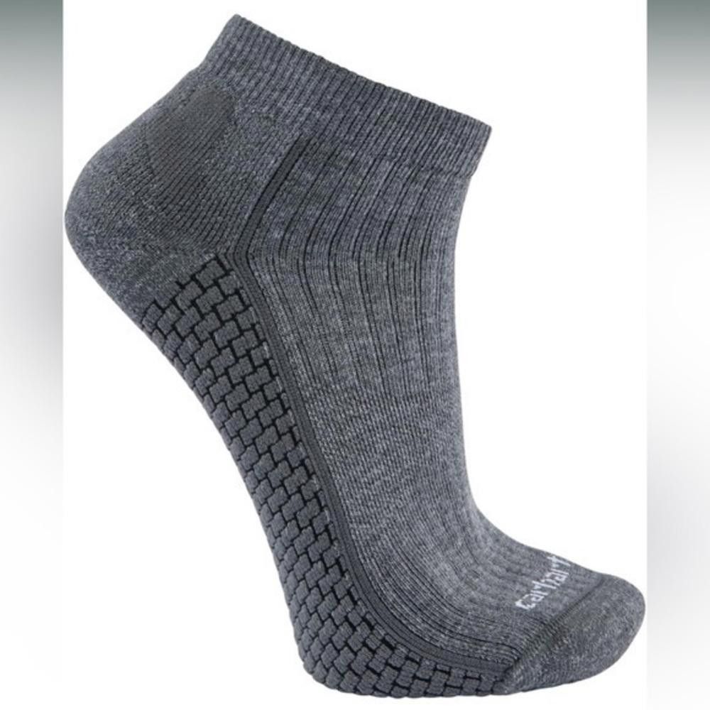 Carhartt Carhartt Women’s Size M 7-9.5 Force Gray Grid Quarter Sock Size ONE SIZE - 1 Preview