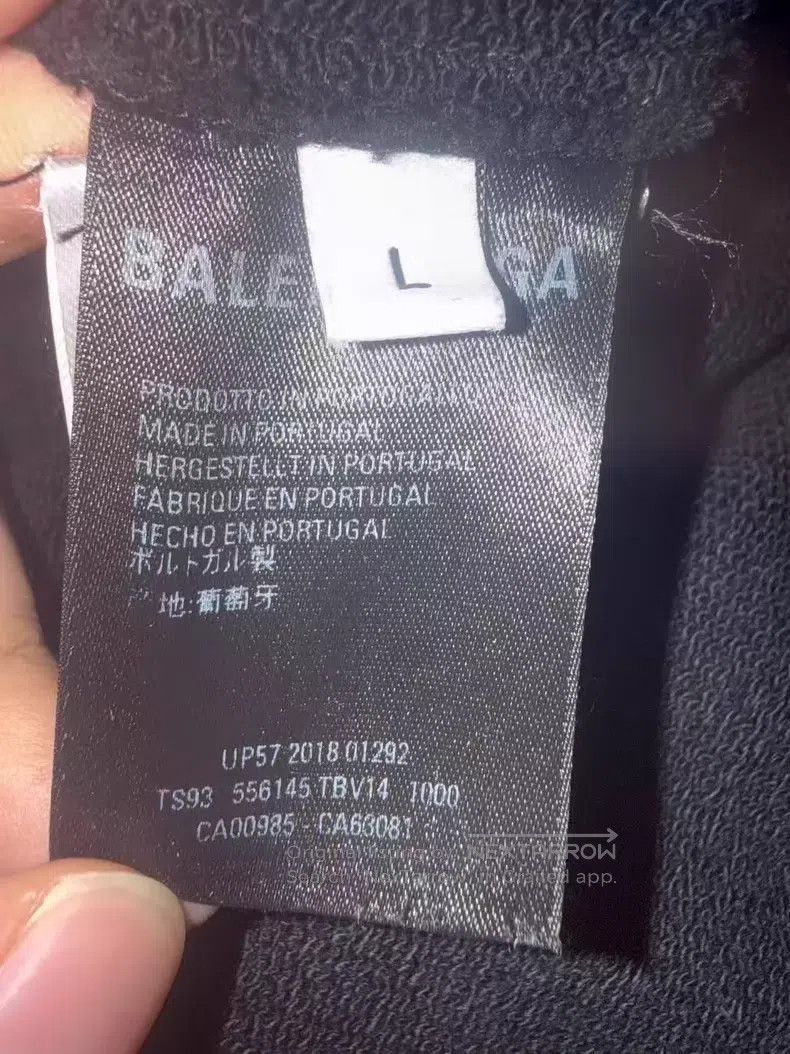 Balenciaga Balenciaga Black Coke Printed Hoodie Size US L / EU 52-54 / 3 - 4 Thumbnail