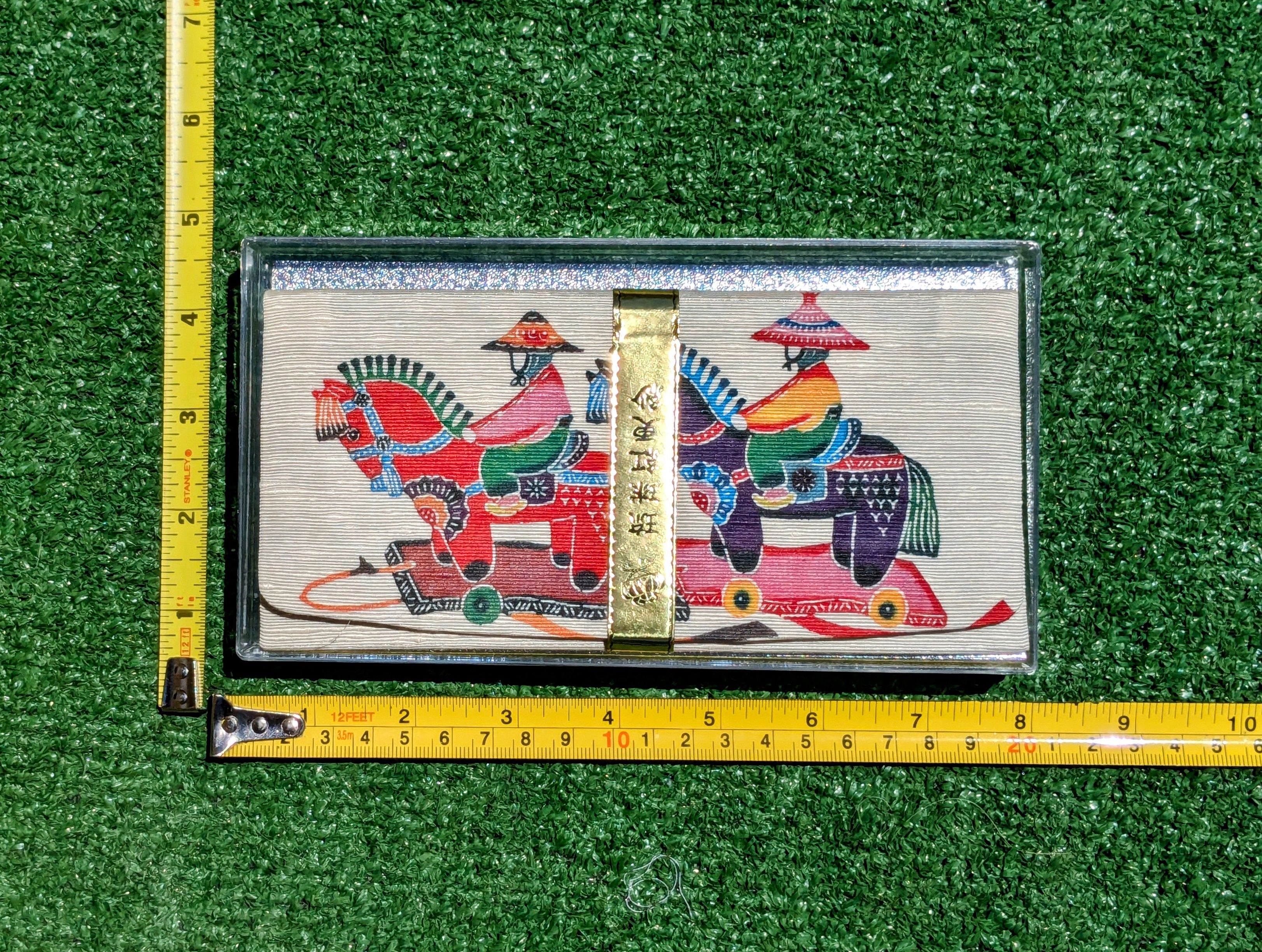 Vintage VTG Japanese Ryukyu Folk Art Chintz Sarasa Long Wallet NIP Size ONE SIZE - 5 Thumbnail