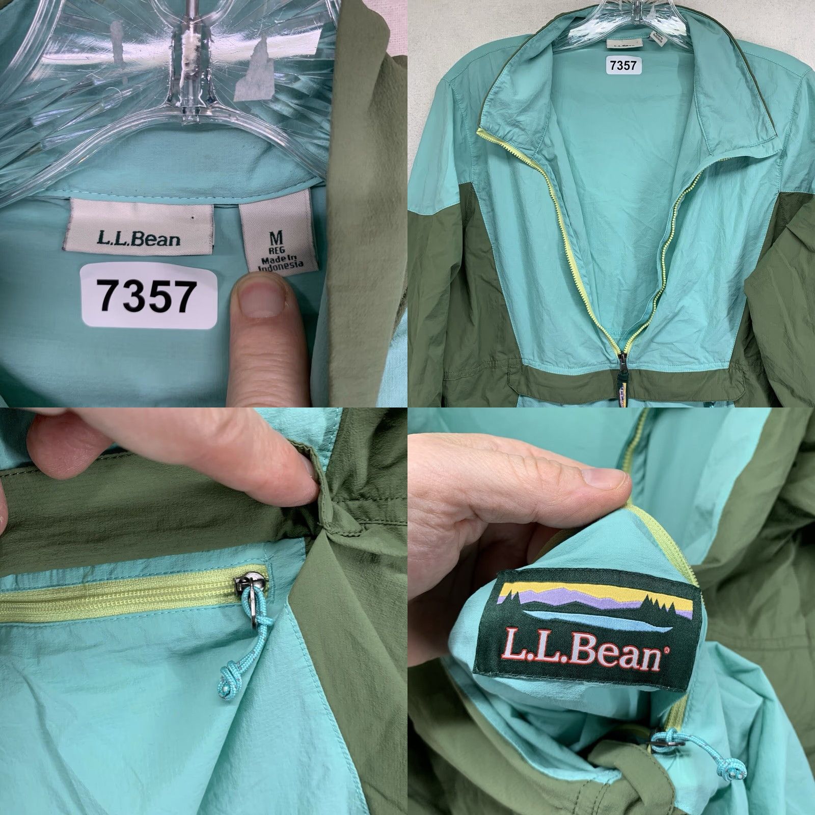 Vintage VINTAGE LL Bean Women's Windbreaker Jacket Softshell Packable All Seasons Casual Travel Medium M Size M / US 6-8 / IT 42-44 - 8 Thumbnail