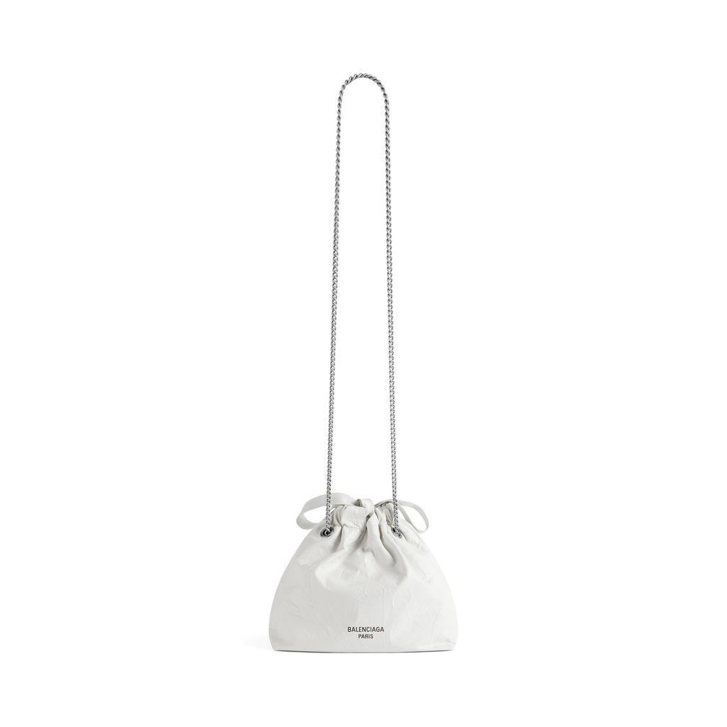 Balenciaga o1tr1nto0126 Size: OS / Crush XS Tote Bag in White Size ONE SIZE - 2 Thumbnail