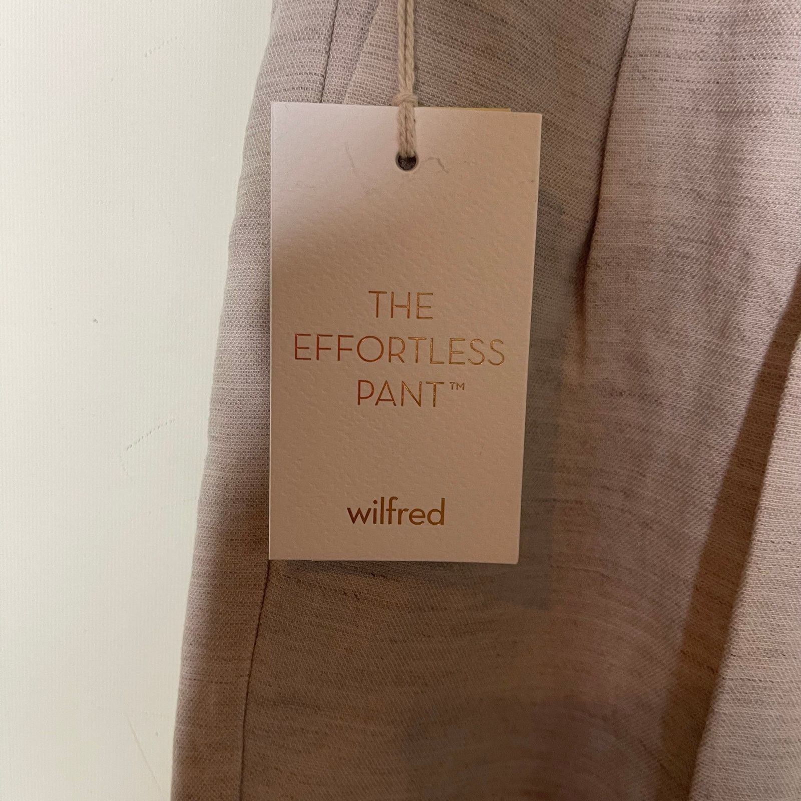 Aritzia New Aritzia Wilfred The Effortless Pant Linen in Natural 2 Size 26" / US 2 / IT 38 - 11 Thumbnail