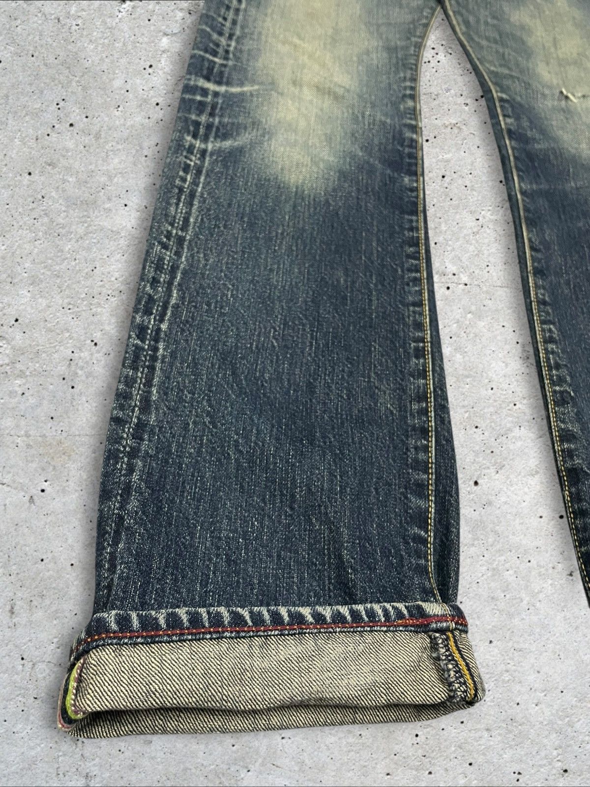 Paul Smith Paul Smith Red Ear Crazy Denim Selvedge Red Devil Torn Jeans Size US 30 / EU 46 - 5 Thumbnail