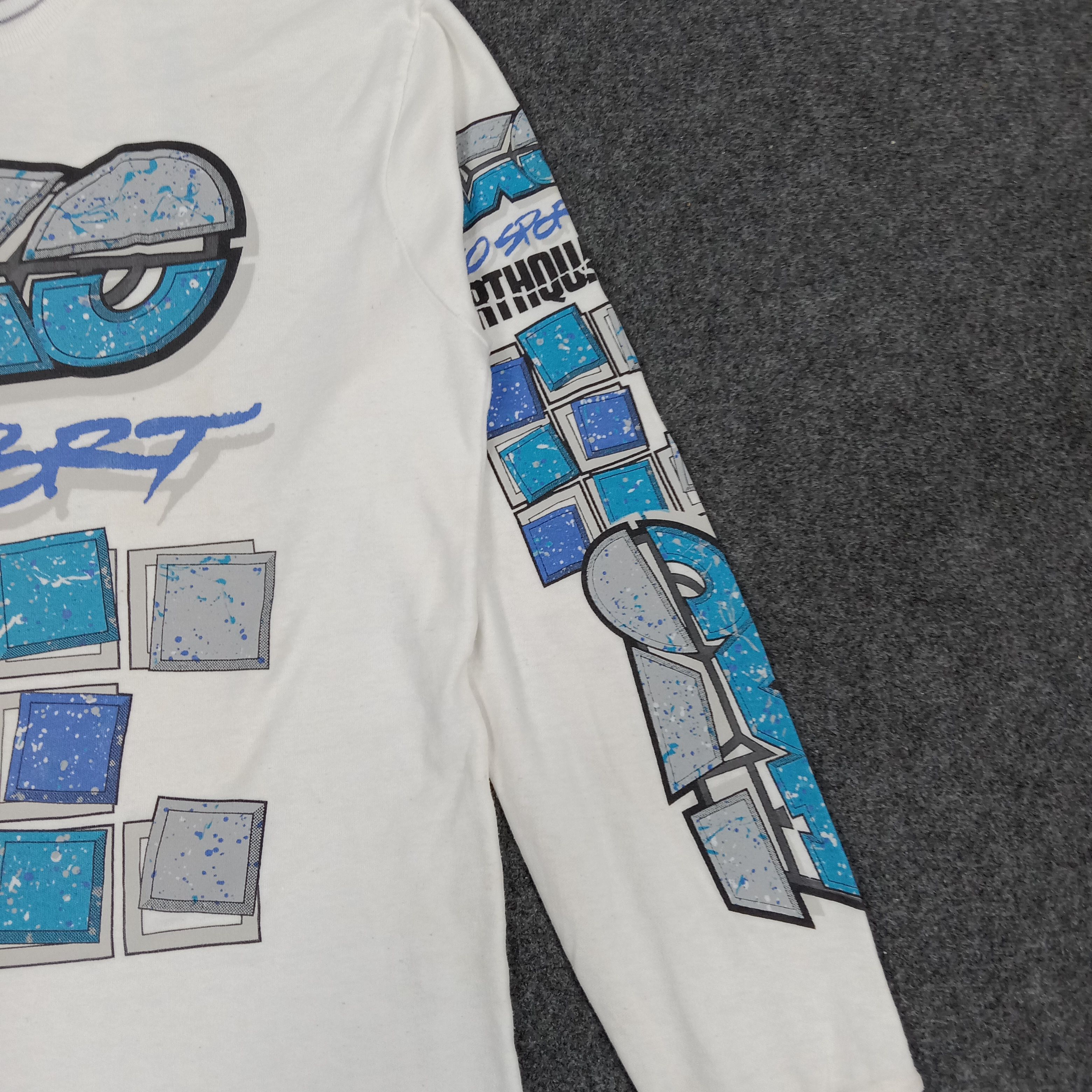 Vintage AXO Sports Earthquake Outdoor Long Sleeve Tshirt Size US L / EU 52-54 / 3 - 2 Thumbnail