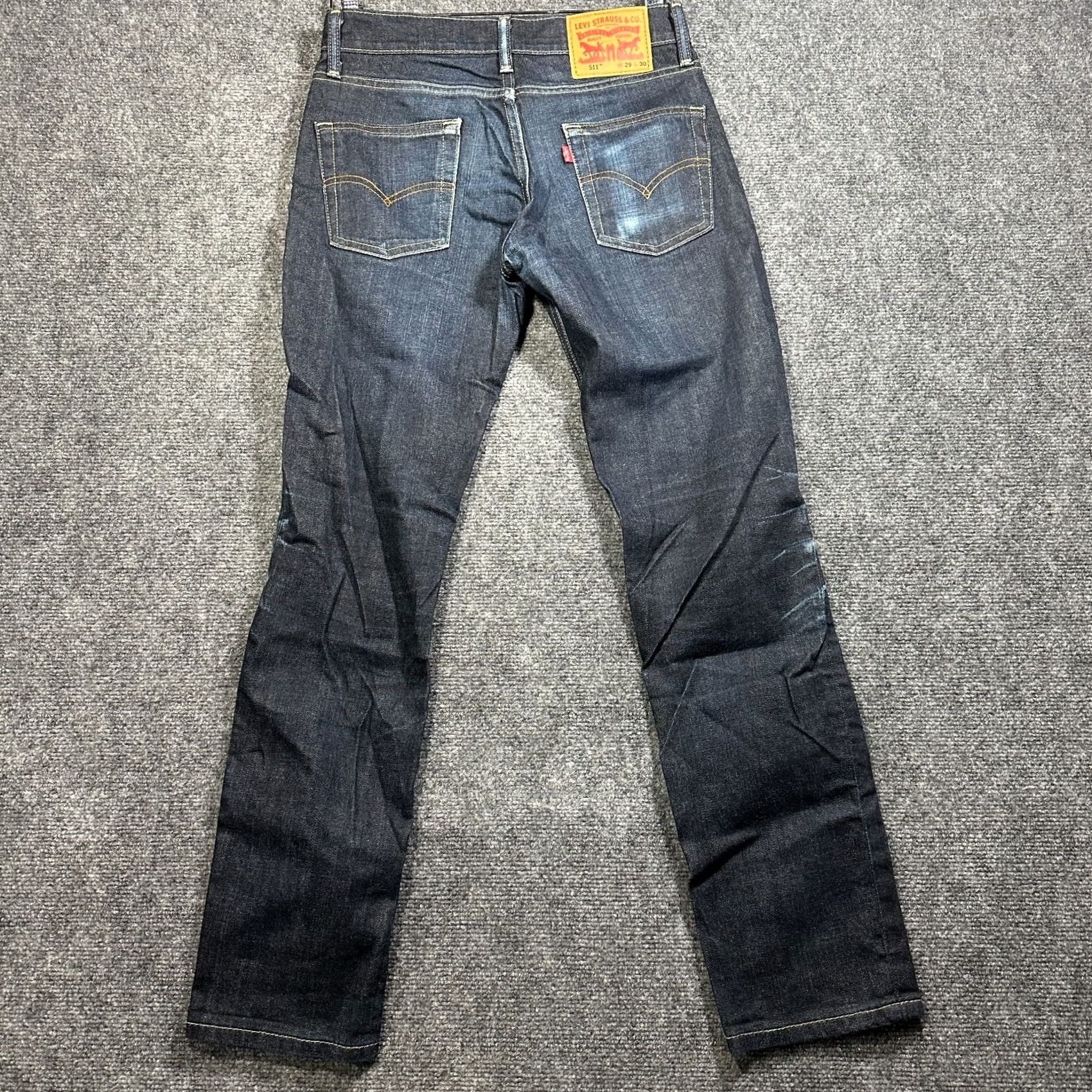 Levi's Levi's 511 Jeans Mens 29 Dark Wash Cotton Stretch Slim Fit Size US 29 - 7 Thumbnail