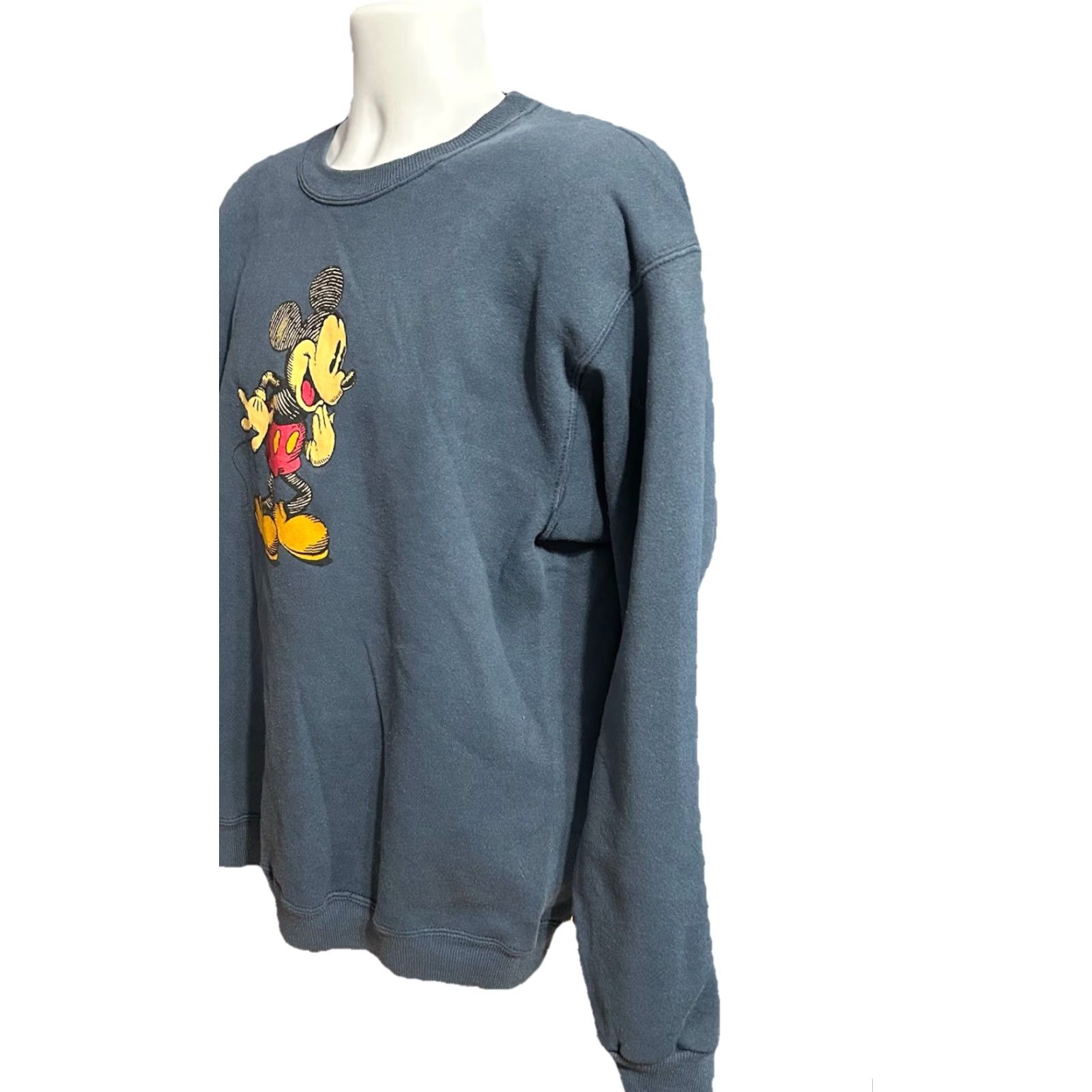 Disney Disney Mickey Mouse Sweatshirt Men M Navy Blue Crew Neck Pullover Logo Graphic Print The Disney Store Size US M / EU 48-50 / 2 - 3 Thumbnail