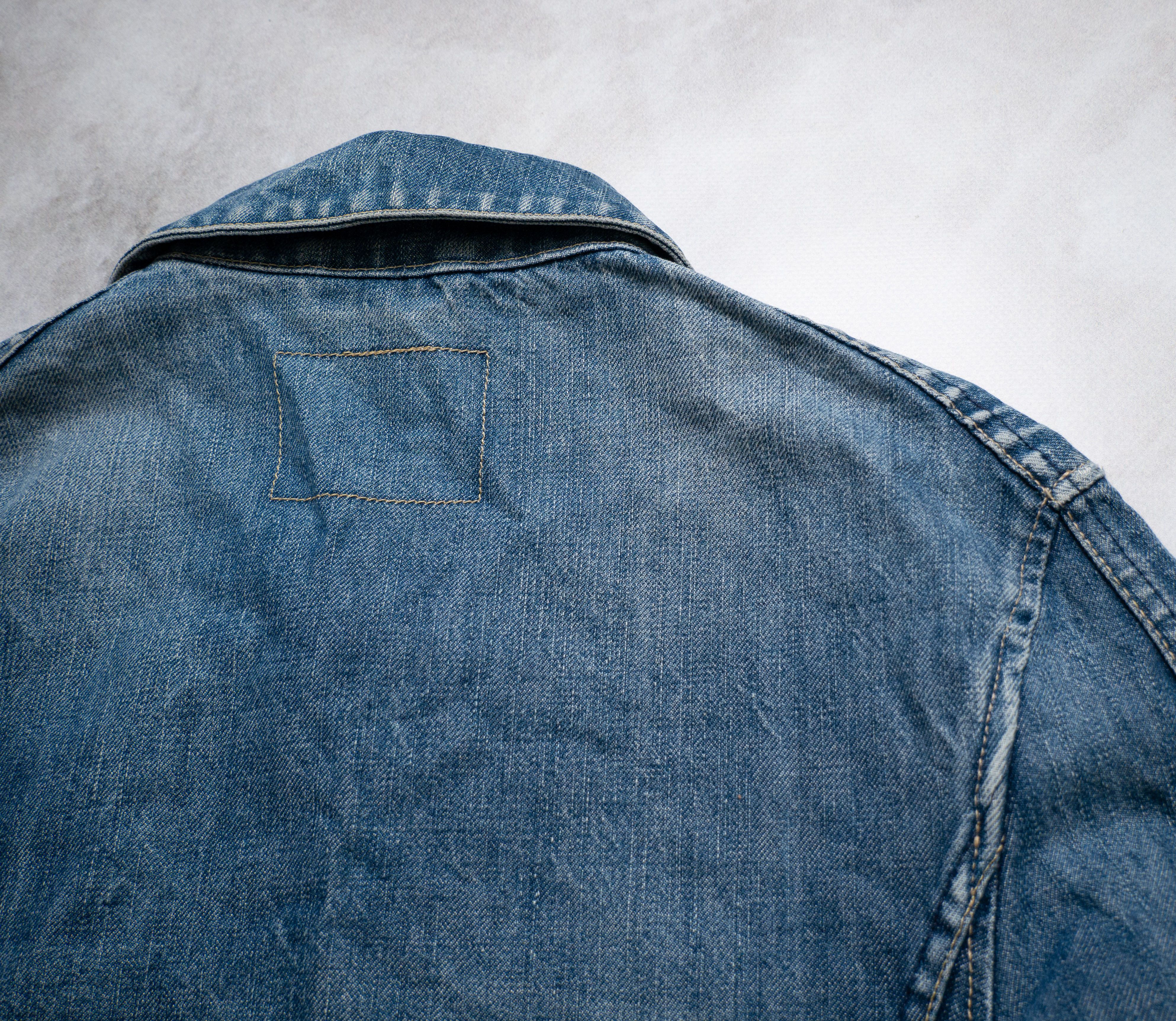 Levi's × Vintage Vintage 00s Levis Engineered Denim Trucker Jacket Distressed Size US M / EU 48-50 / 2 - 6 Thumbnail