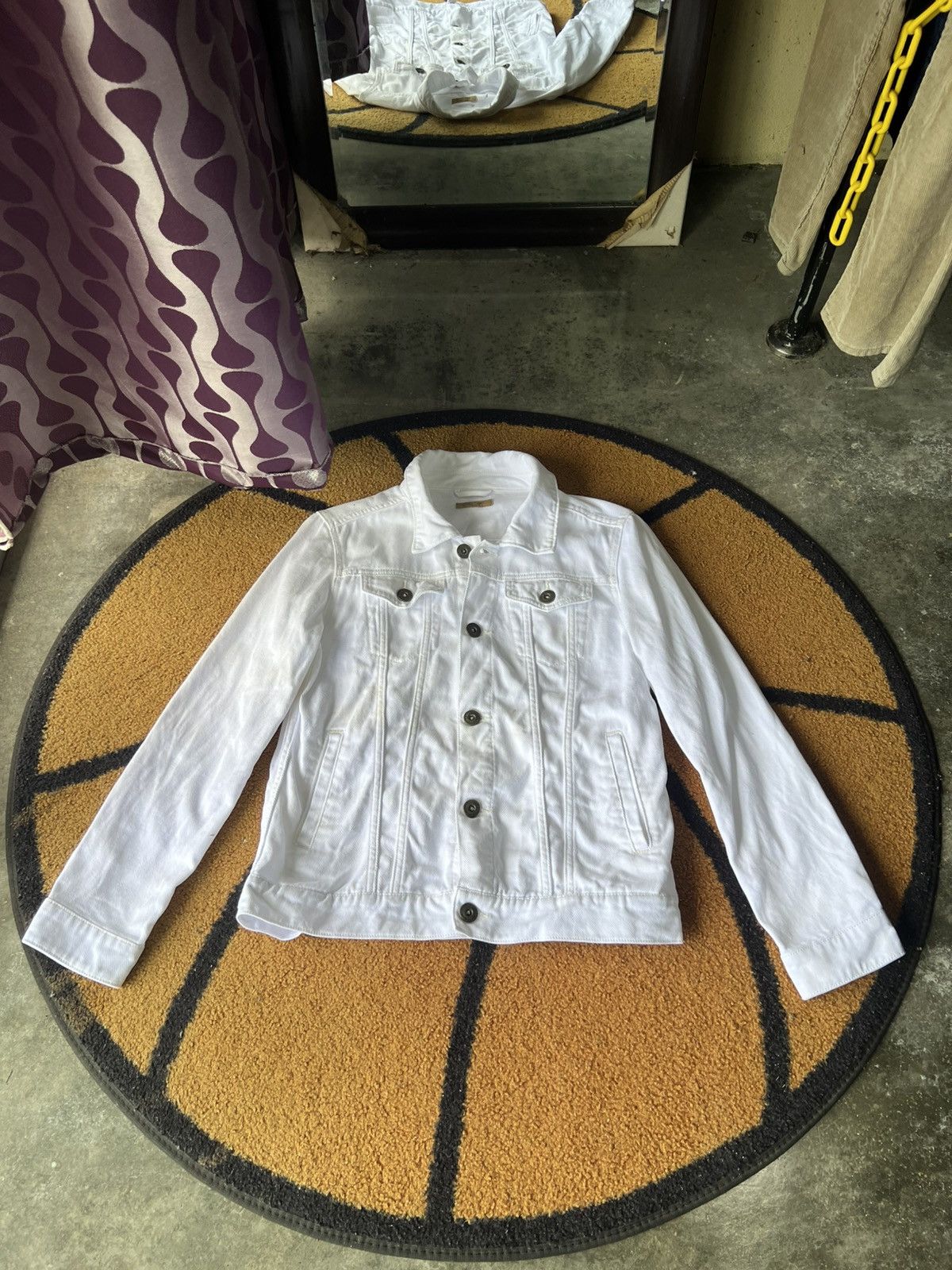 Japanese Brand 🔥White Heart Market Denim Jacket Size S / US 4 / IT 40 - 3 Thumbnail