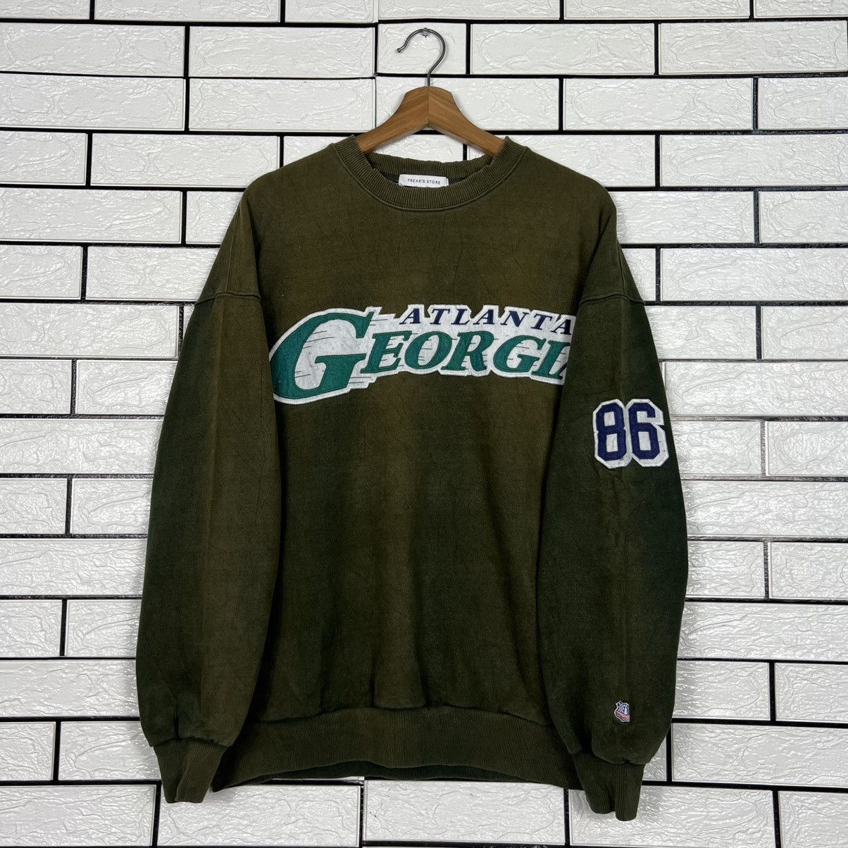 Japanese Brand FREAK’S STORE ATLANTA GEORGIA Big Logo Sweatshirt #4074-C185 Size US M / EU 48-50 / 2 - 8 Thumbnail