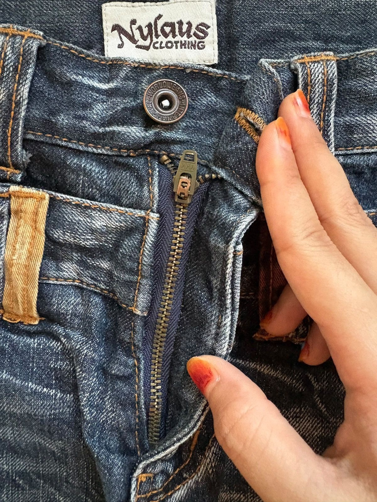 Japanese Brand × PPFM Vintage Japanese Brand Double Waist Bleached Wash Loose Jean Size US 31 - 3 Thumbnail