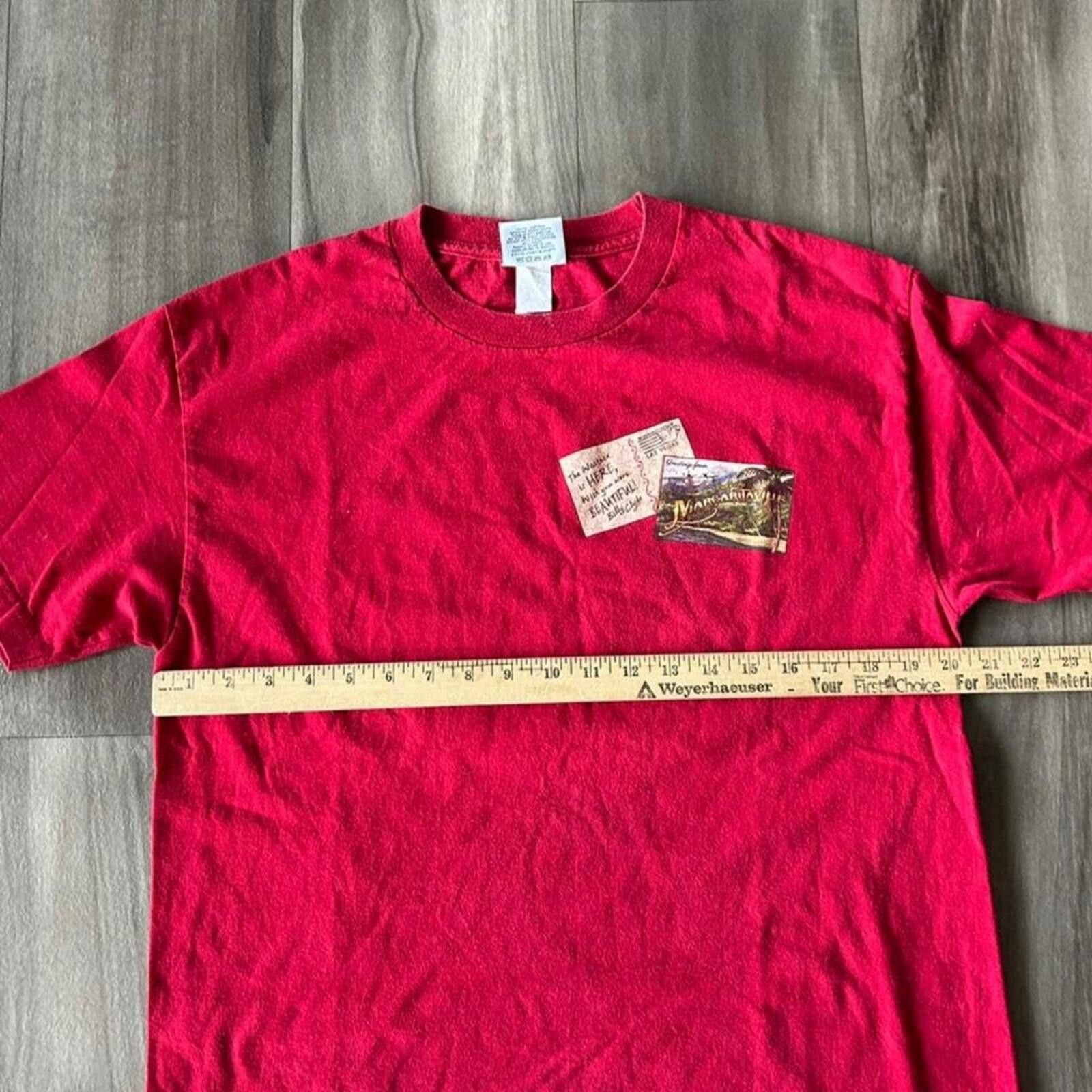 Other Vintage 2002 Jimmy Buffet Red Margaritaville t shirt size L Size US L / EU 52-54 / 3 - 5 Thumbnail