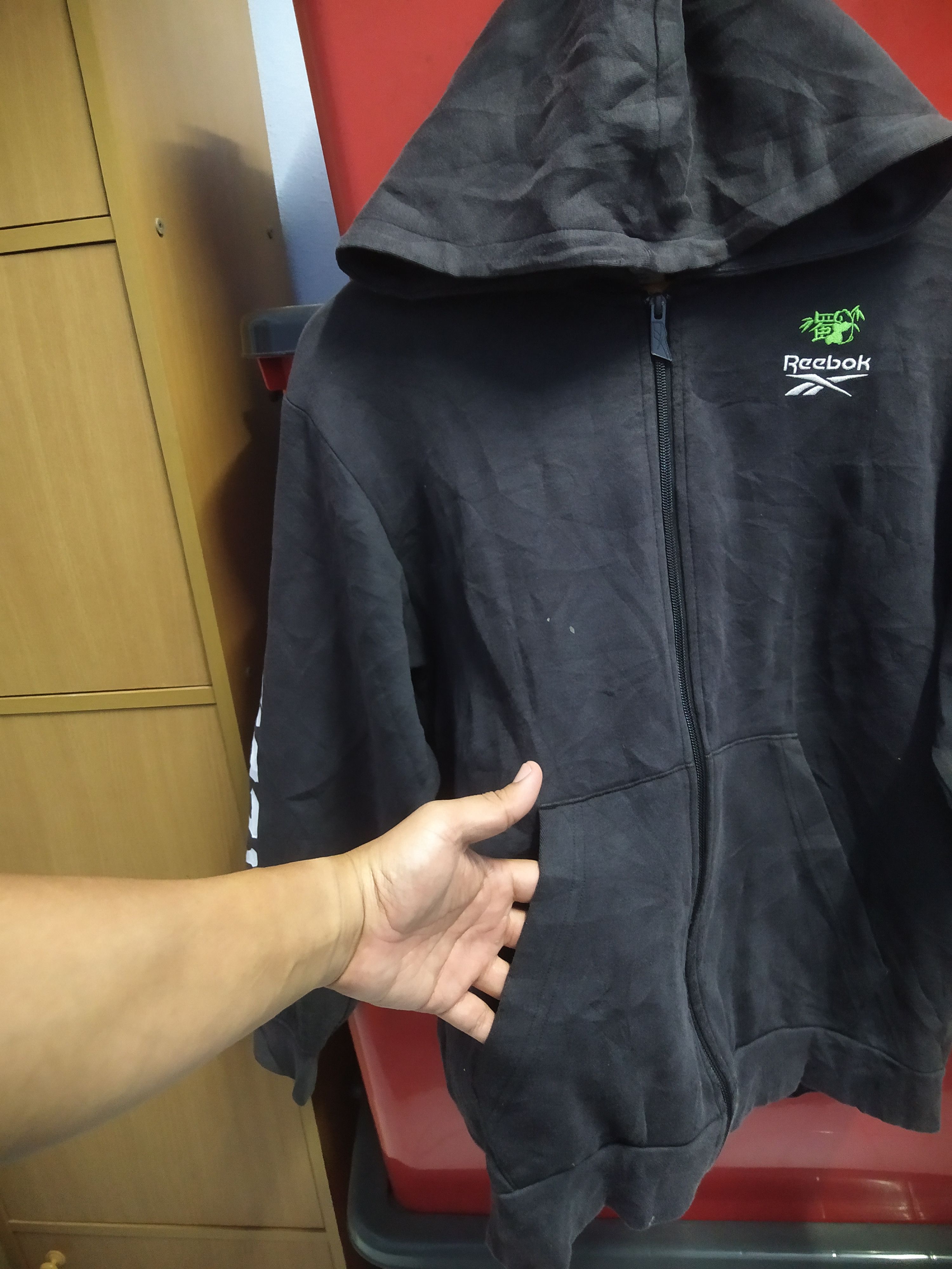 Reebok Reebok Zipper Up hoodie vintage Size US L / EU 52-54 / 3 - 4 Thumbnail