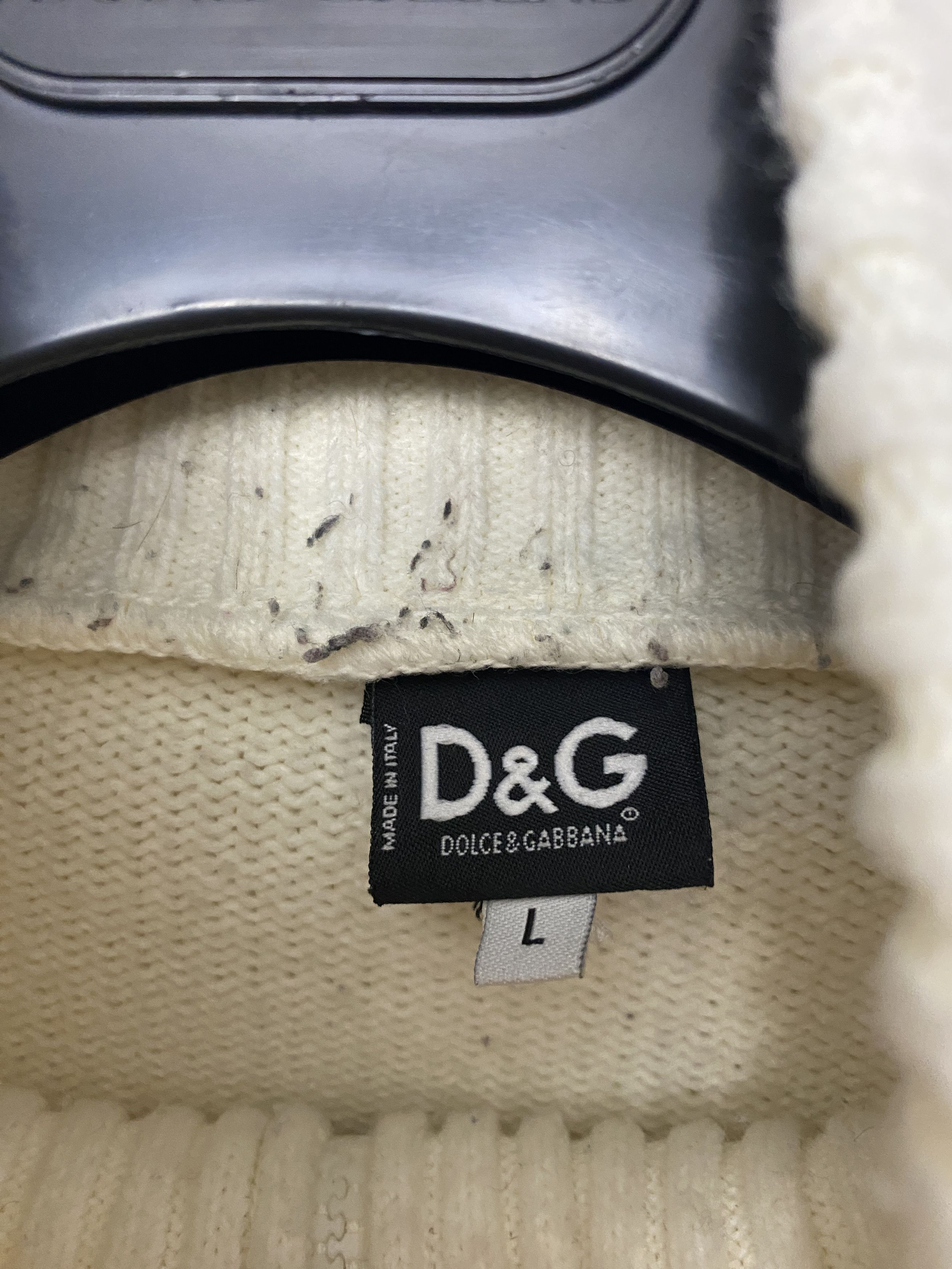 Dolce & Gabbana 90s Dolce&Gabbana D&G Wool Sweater Ski 1/4Zip Size L Size US L / EU 52-54 / 3 - 5 Thumbnail