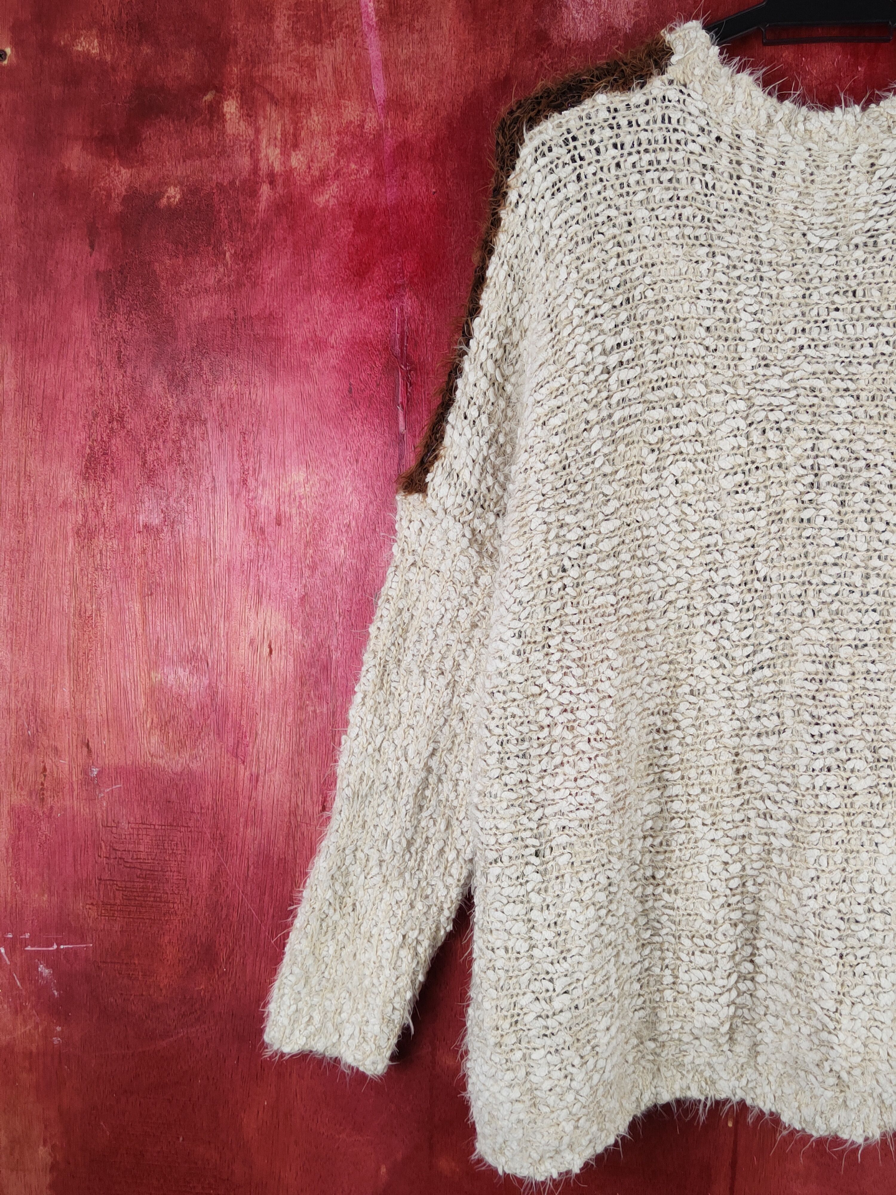 Japanese Brand Japanese Brand Mix Shag Shaggy Fur Mohair Knitwear #S2232 Size US XL / EU 56 / 4 - 7 Thumbnail