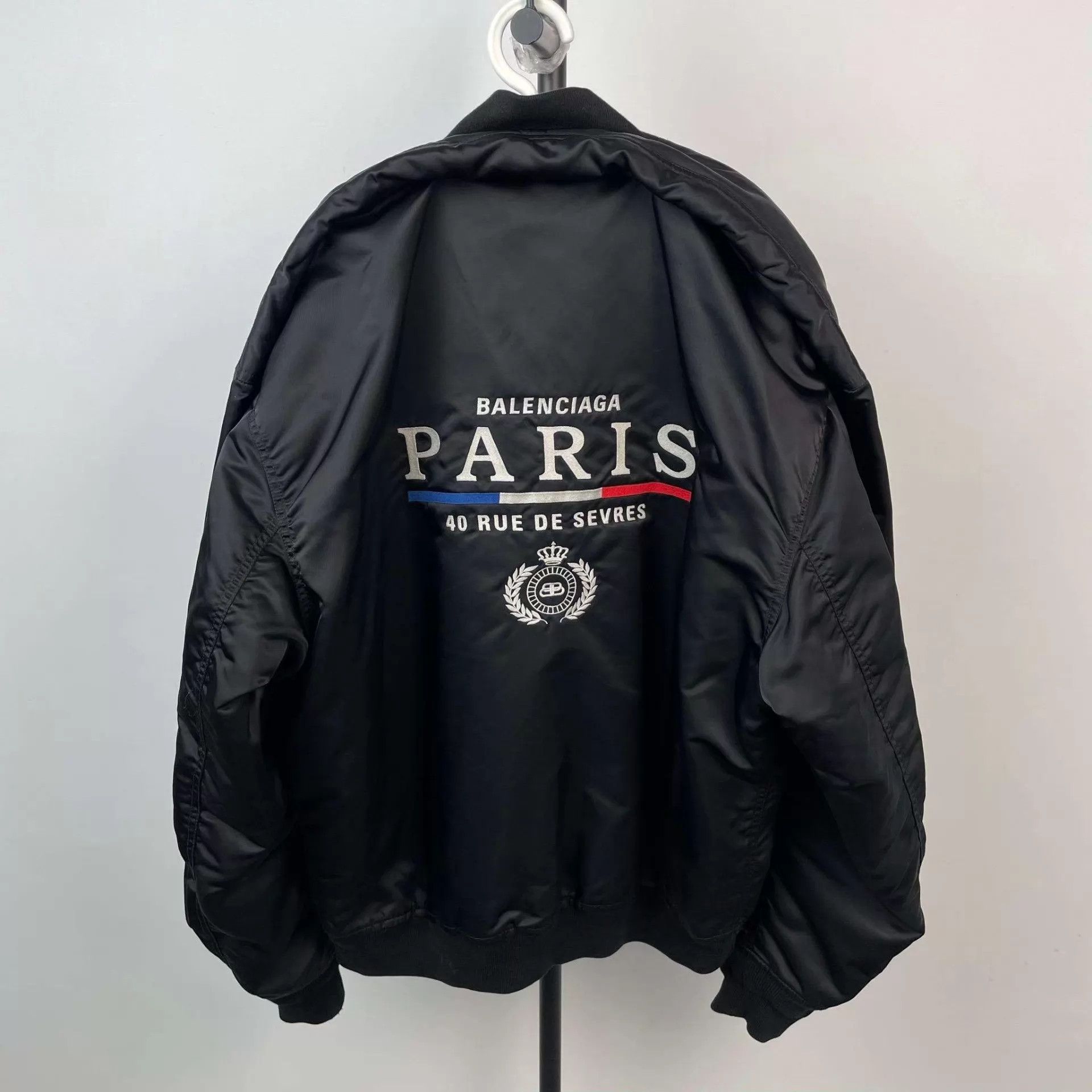 Balenciaga Balenciaga Polyester Men's Black Jacket Size 48 Size US M / EU 48-50 / 2 - 2 Thumbnail