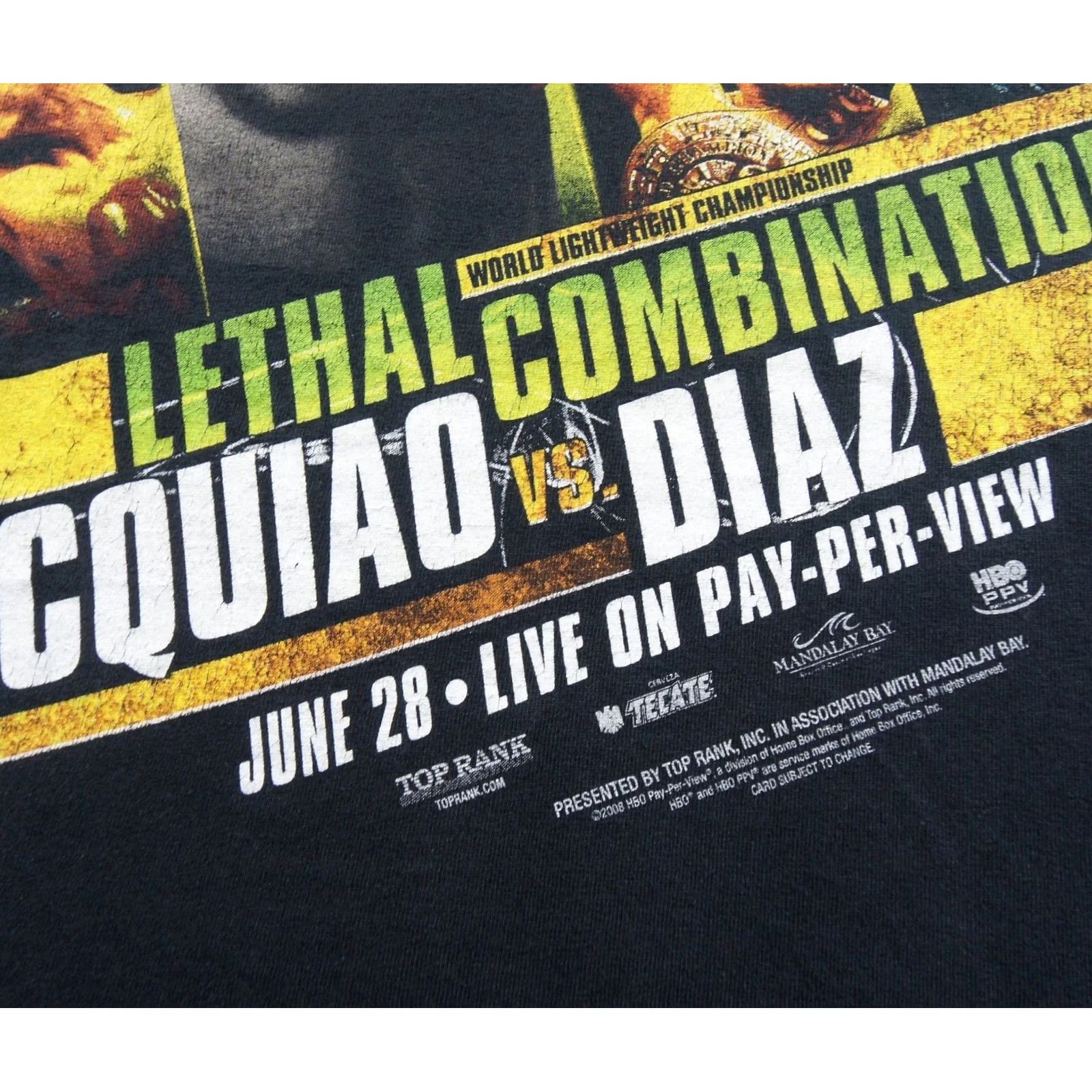 Vintage Vintage Manny Pacquiao Shirt Mens XL Black Boxing Tee David Diaz 2008 Pacquiao Shirt Mens XL Black Boxing Tee 2008 Size US XL / EU 56 / 4 - 3 Thumbnail