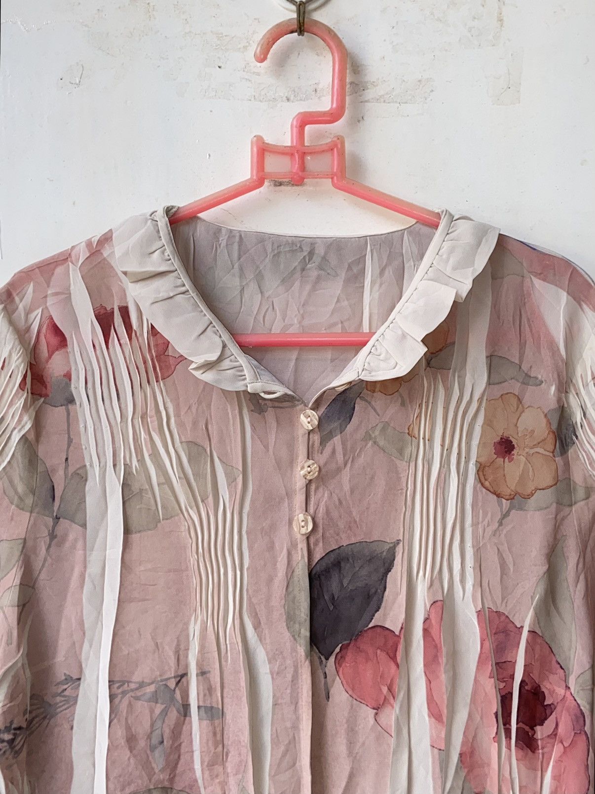 Other Issey Miyake Floral Patterned Blouse Size S / US 4 / IT 40 - 11 Thumbnail