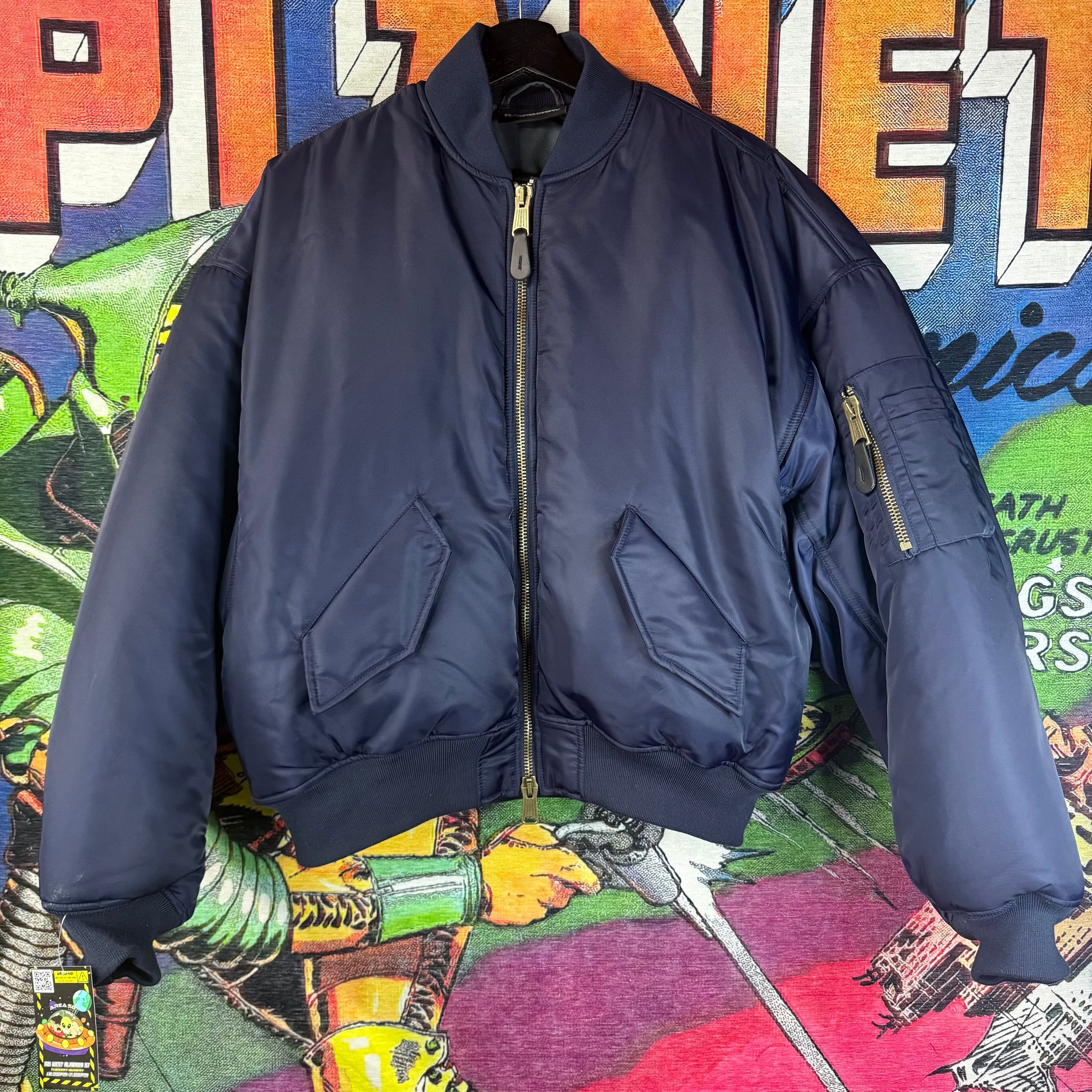 The GV Gallery GV Gallery Raspberry Hills Navy Blue Bomber Jacket Size M Size US M / EU 48-50 / 2 - 1 Thumbnail