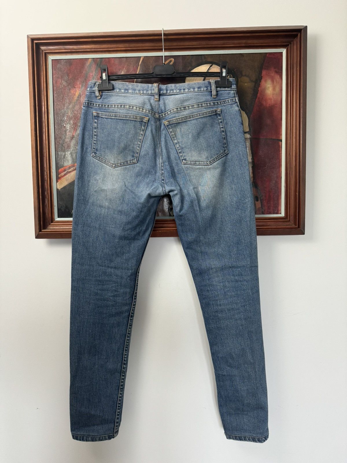 A.P.C. APC Skinny Fit Denim Jeans High Quality Blue Rare Casual Size US 33 - 2 Thumbnail