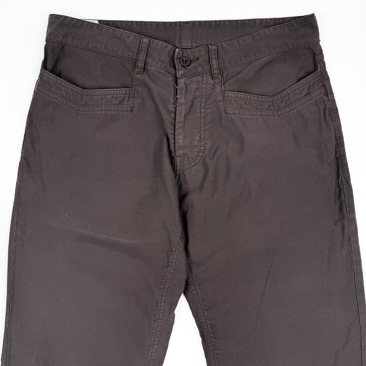 Maison Margiela SS2007 Martin Margiela Brown Cotton Relaxed Straight Pants Size US 31 - 2 Thumbnail