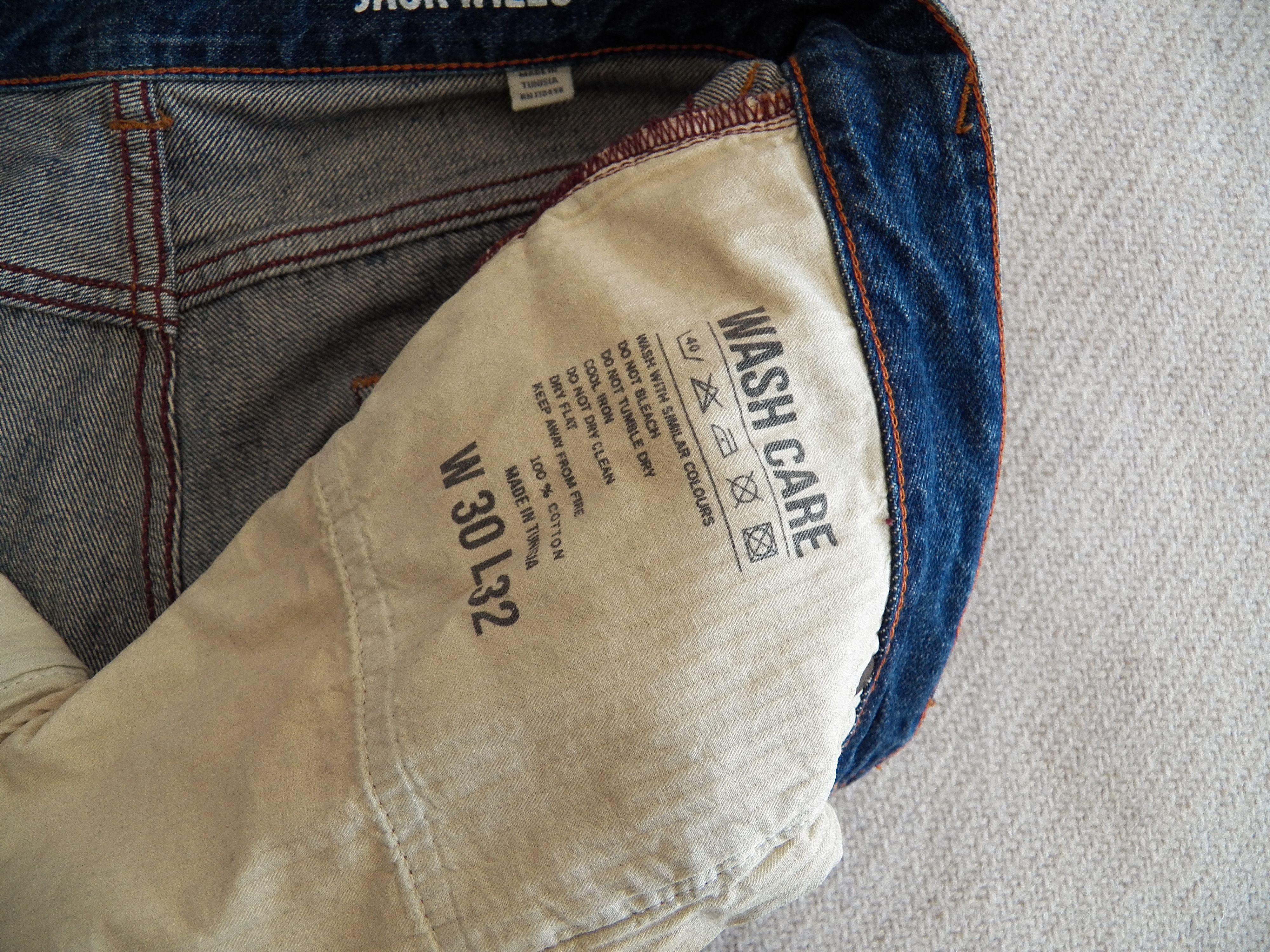 Jack Wills Jack Wills Mens JEANS W30 L32 Aged Vintage Treated Tapered Size US 30 / EU 46 - 4 Thumbnail