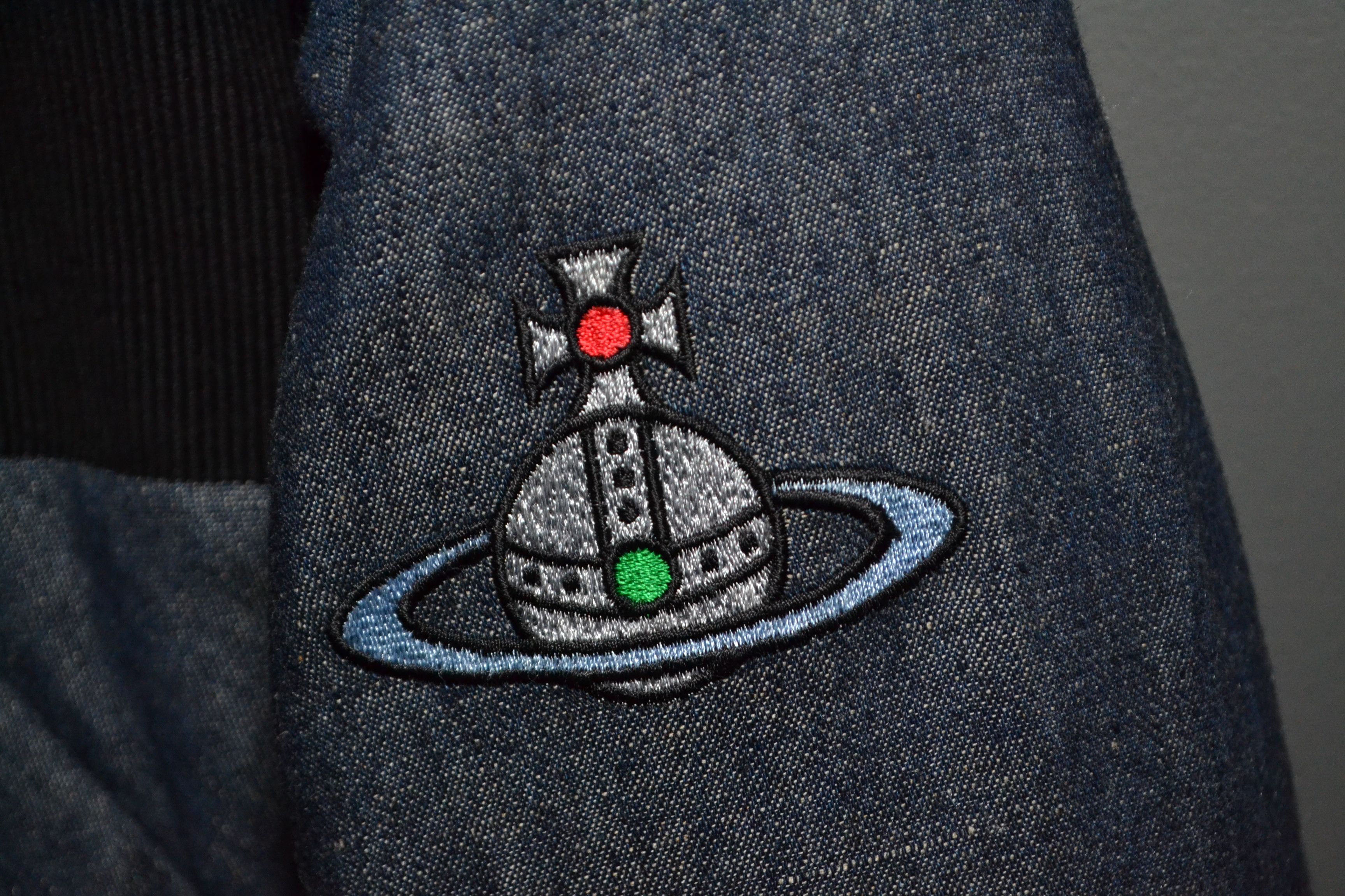 Vivienne Westwood Vivienne Westwood Denim Quilted Jacket Big Orb Logo S Size US S / EU 44-46 / 1 - 3 Thumbnail