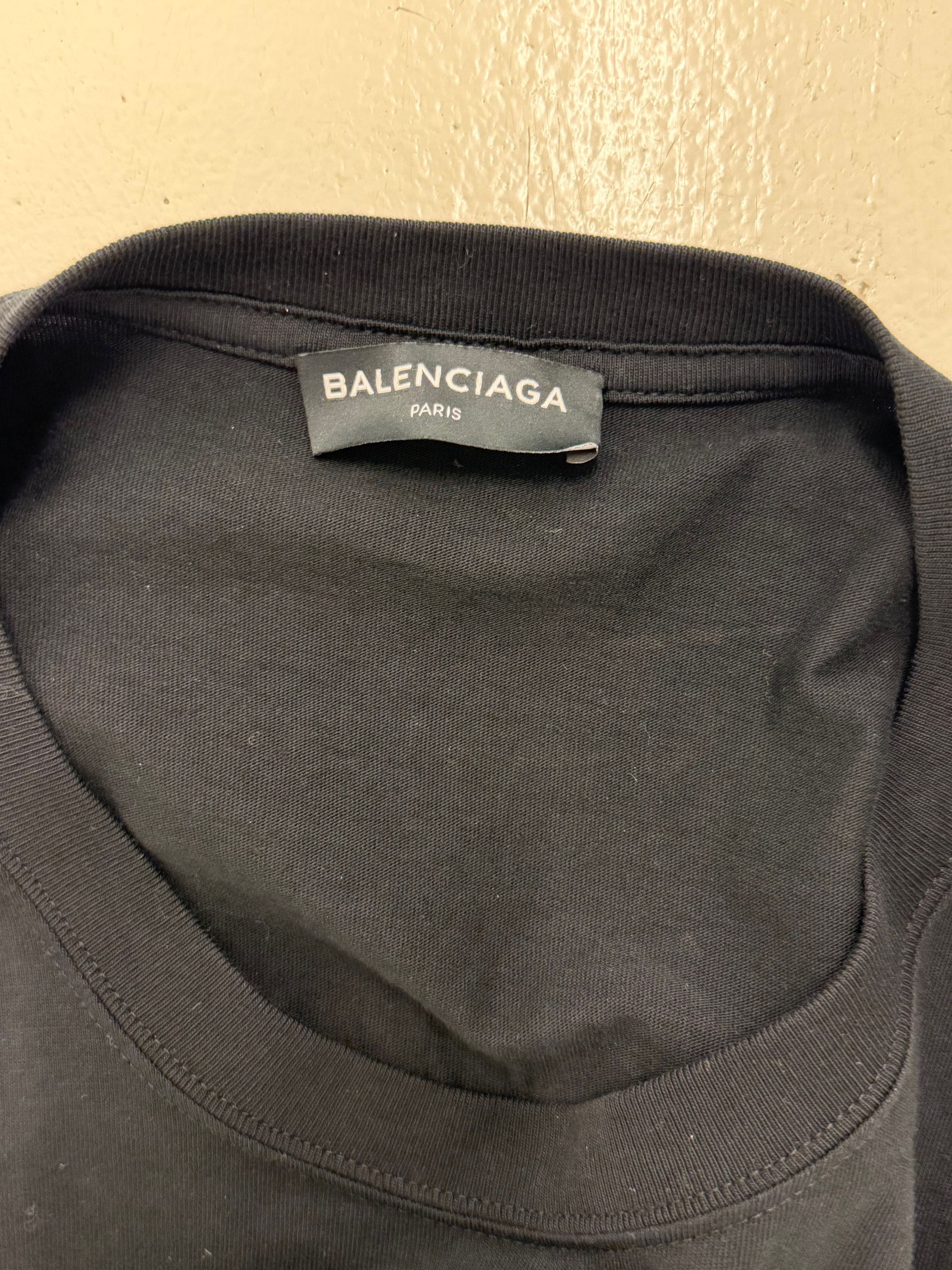 Balenciaga RARE Early Demna FW18 Speedhunters Double Hem/Layer T-Shirt Size US M / EU 48-50 / 2 - 3 Thumbnail