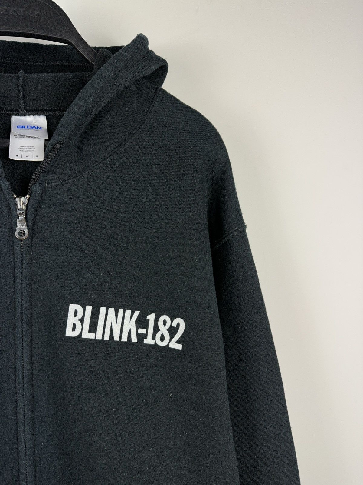 Band Tees × Vintage Vintage Y2K Blink-182 Rock Band Zip Hoodie Size US M / EU 48-50 / 2 - 13 Thumbnail