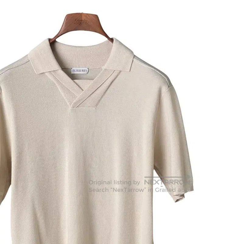 Burberry Burberry Summer White Wool Short Sleeve Polo. Size US S / EU 44-46 / 1 - 3 Thumbnail