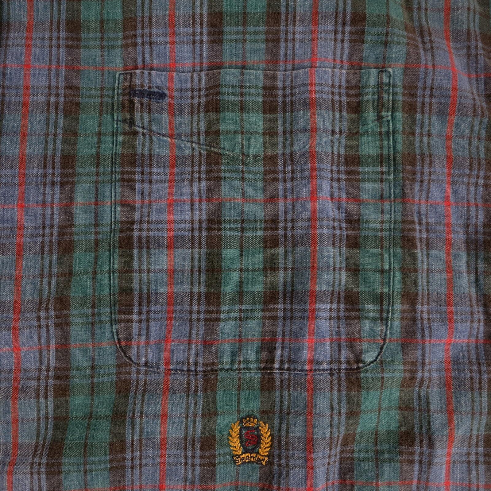 Other Vintage Siegfried Men's Multi-Plaid Button-Down Shirt 3X Big Size US XXL / EU 58 / 5 - 4 Thumbnail