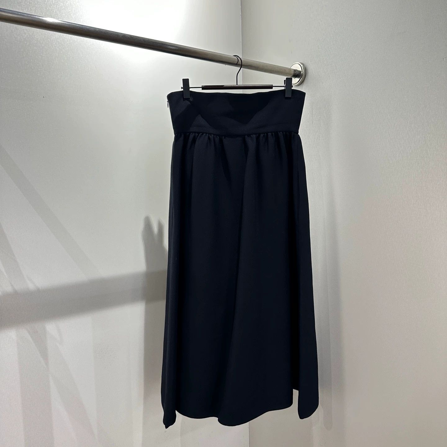 Christian Dior Monsieur CHRISTIAN DIOR apr714 high-waist tie wool skirt Size 38 Size 27" / US 4 / IT 40 - 2 Thumbnail