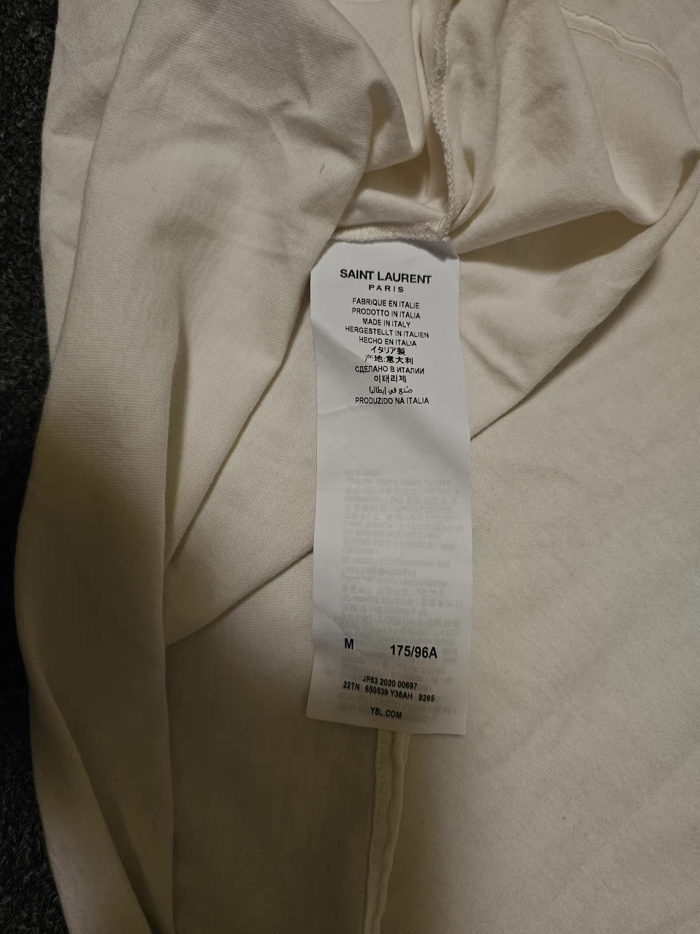 Saint Laurent Paris Saint Laurent Surf T-shirt, Size US M / EU 48-50 / 2 - 5 Thumbnail