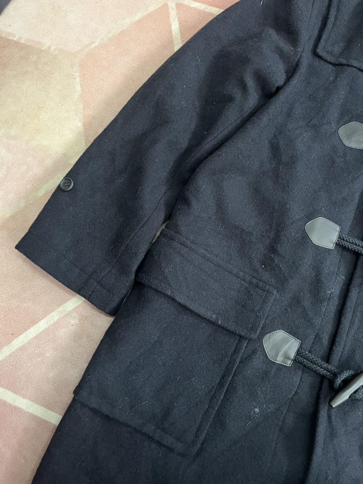 45rpm 💥Japanese Brand Kanko Long Wool Bleck Jackets Size US M / EU 48-50 / 2 - 7 Thumbnail