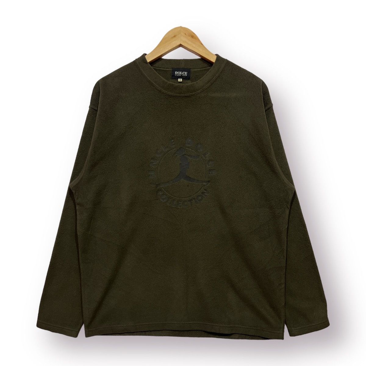 Designer 🔥 LONG SLEEVE UNCLE DOLCE COLLECTION FLEECE TEE Size US M / EU 48-50 / 2 - 1 Thumbnail