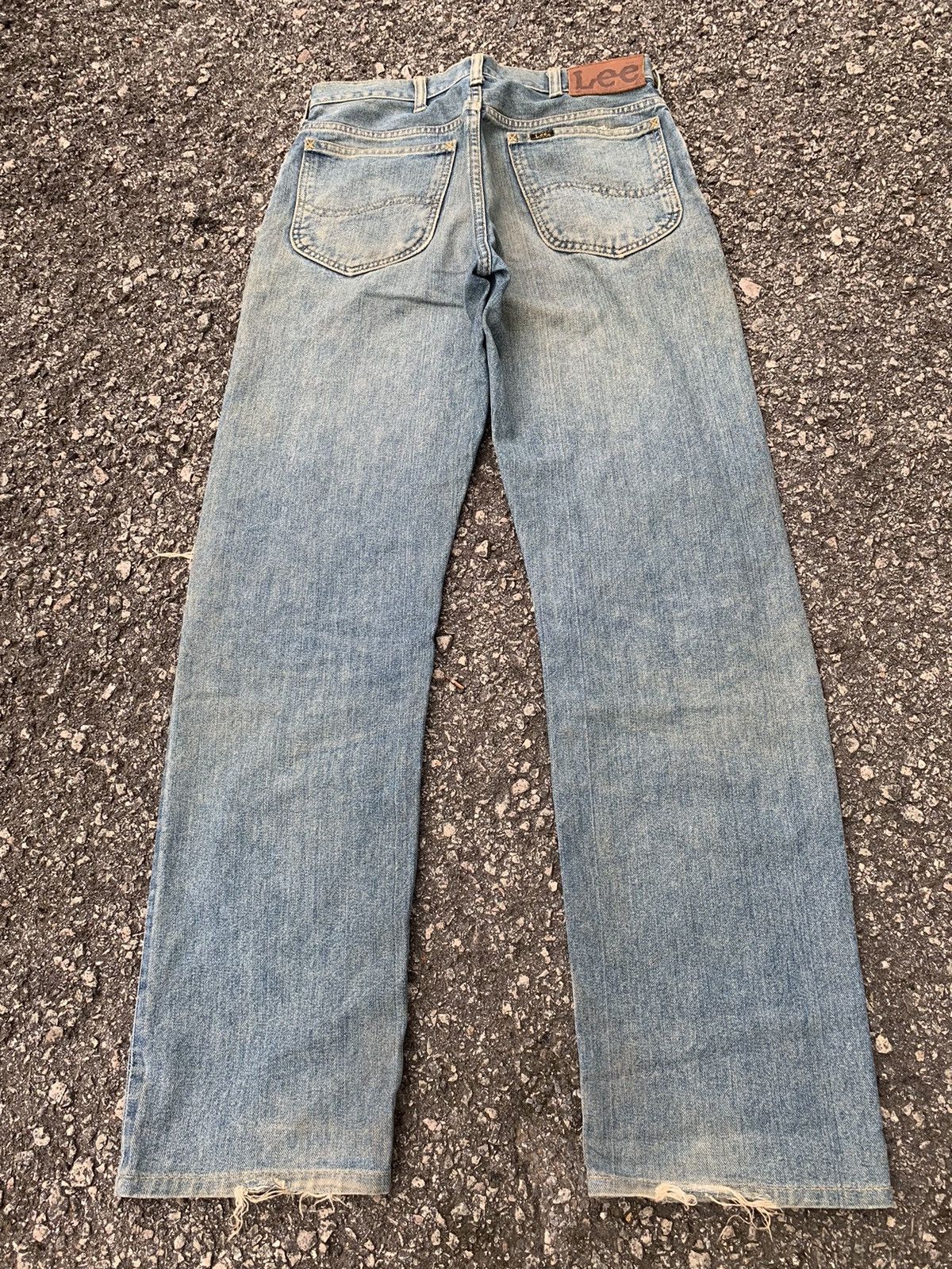 Jean × Lee × Vintage Vintage Lee Raiders Selvedge Distressed Denim Size US 29 - 2 Thumbnail