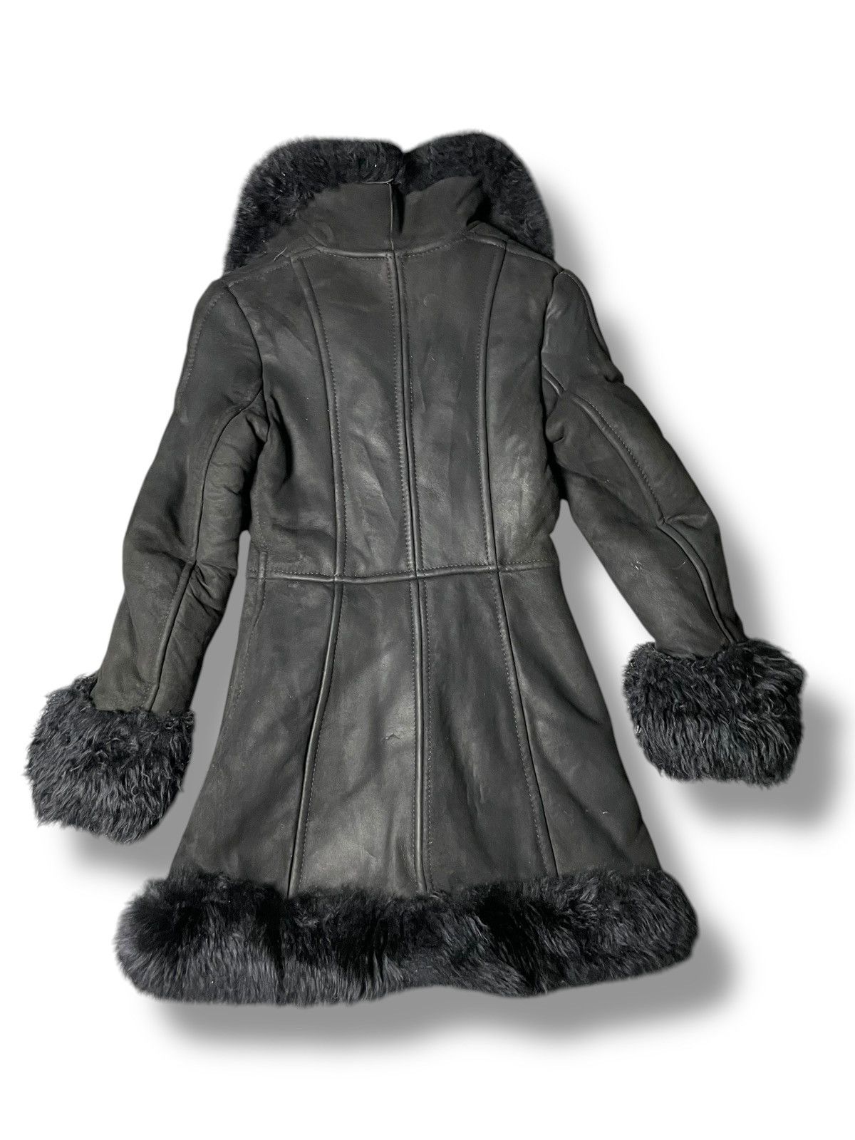Japanese Brand × Vintage JAPANESE BRAND LEATHER SUEDE WITH FUR JACKET (85) Size XXS / US 00 / IT 34 - 9 Thumbnail