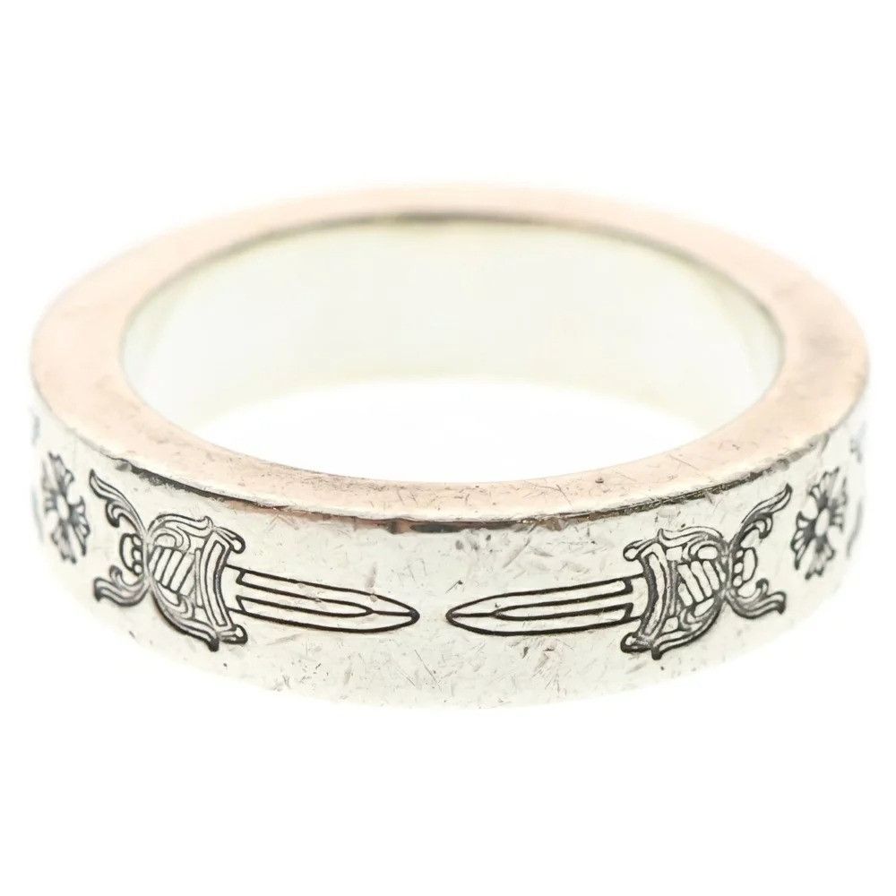 Chrome Hearts 9.5 OFFER OK! CHROME HEARTS 6mm SPACER DAGGER RING SILVER Size ONE SIZE - 3 Thumbnail