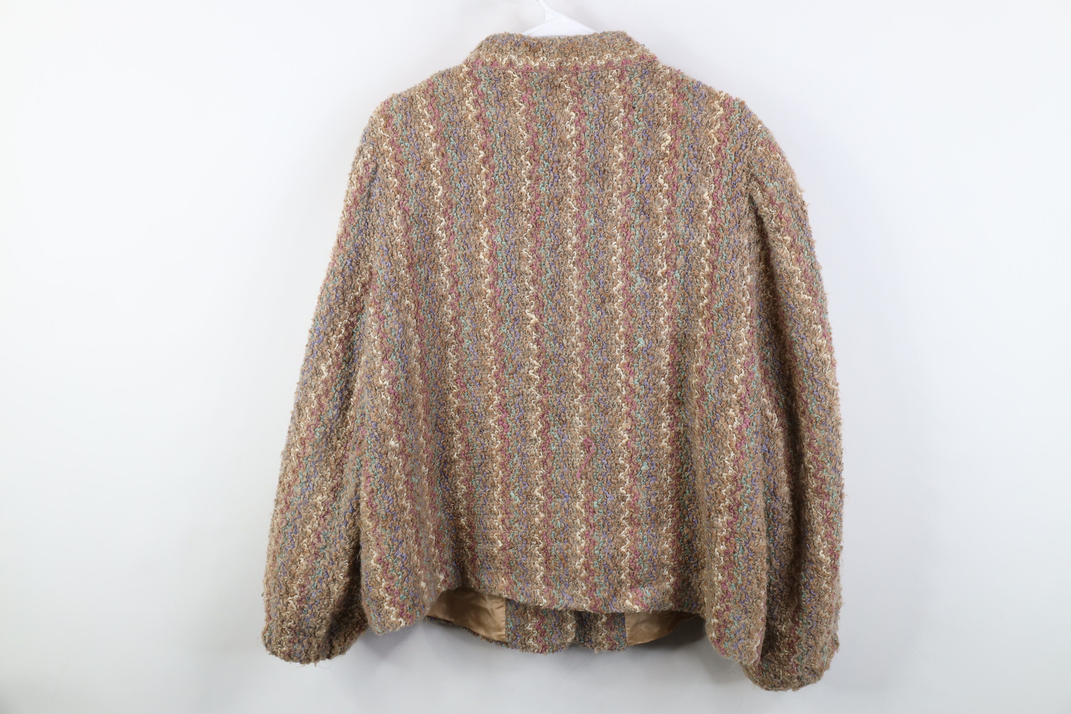Vintage Vintage 70s Streetwear Pastel Striped Blazer Jacket USA Size XS / US 0-2 / IT 36-38 - 9 Thumbnail