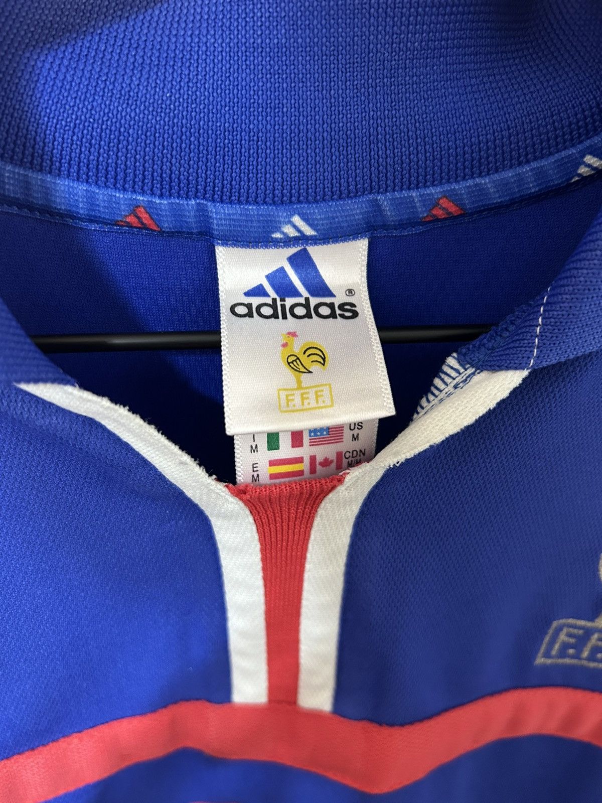 Adidas Adidas France 2000-02 Home Jersey Size US M / EU 48-50 / 2 - 4 Thumbnail