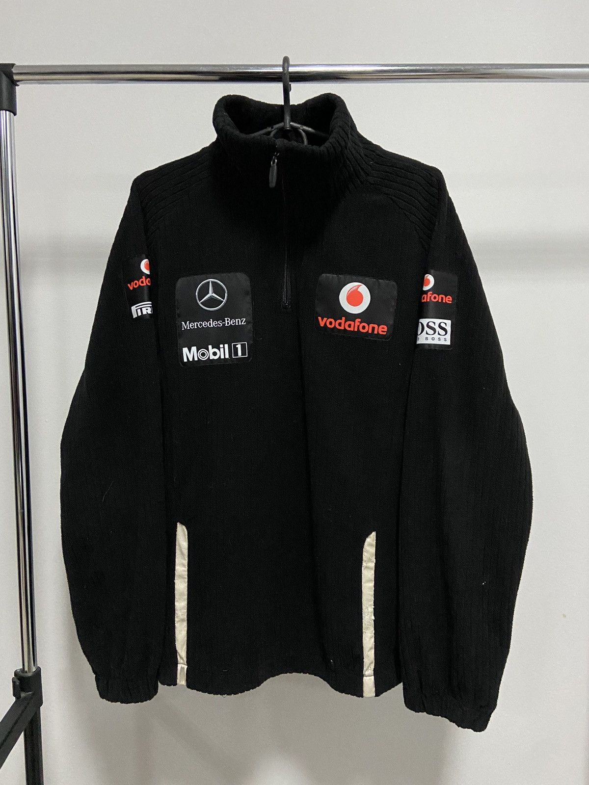 Mercedes-Benz × Vintage Vodafone Mercedes Benz Sweatshirt Jacket zip Vintage Racing Size US M / EU 48-50 / 2 - 1 Thumbnail