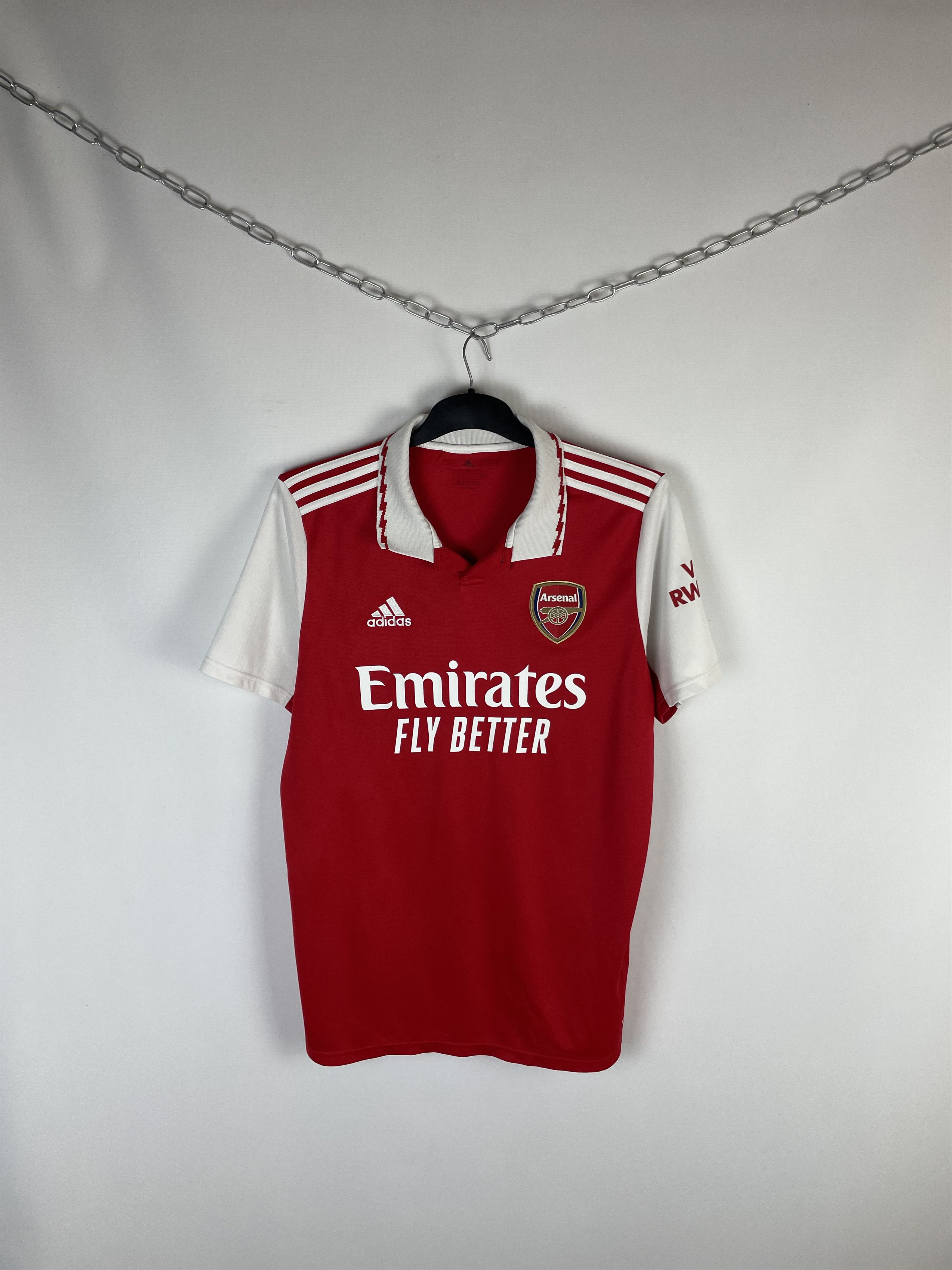 Adidas × Vintage Adidas Arsenal Jersey Tshirt Tee Size US L / EU 52-54 / 3 - 1 Thumbnail