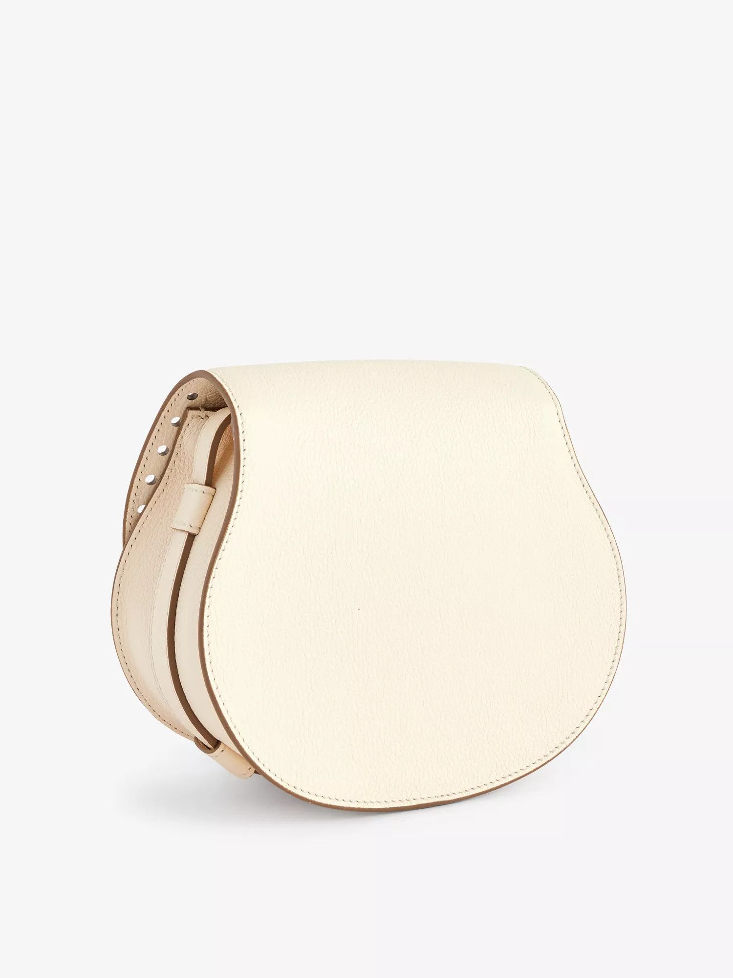 Chloe oc11z0525 Size: OS / Marcie Small Saddle Bag in Ivory Size ONE SIZE - 3 Thumbnail