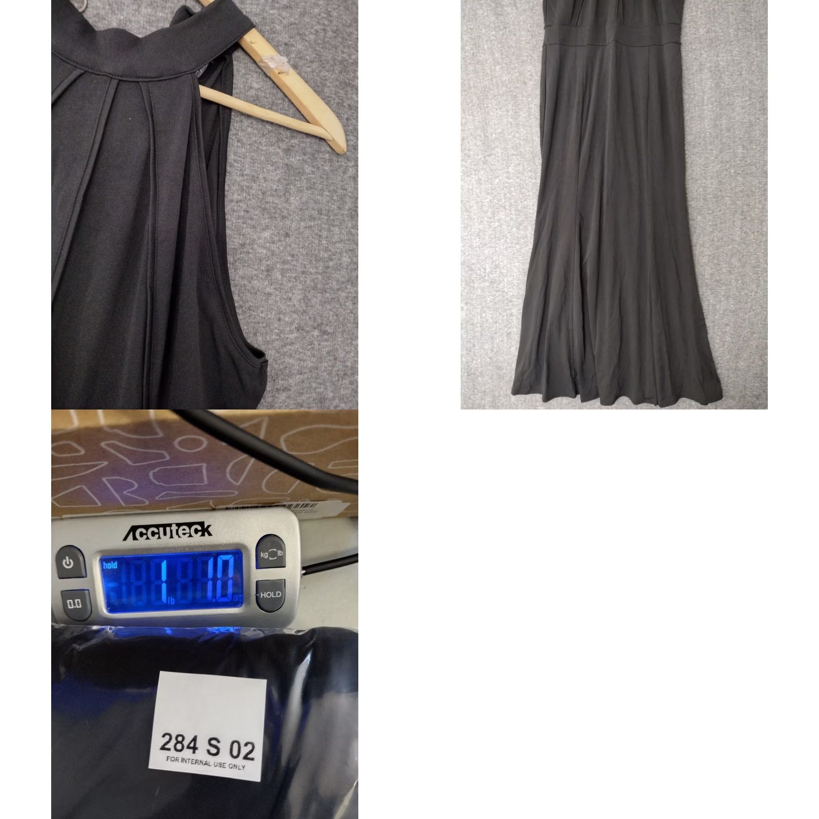 Vintage Berydress Black Solid Sleeveless Long Zip Halter Dress XL Women Vintage No Size XL / US 12-14 / IT 48-50 - 8 Thumbnail