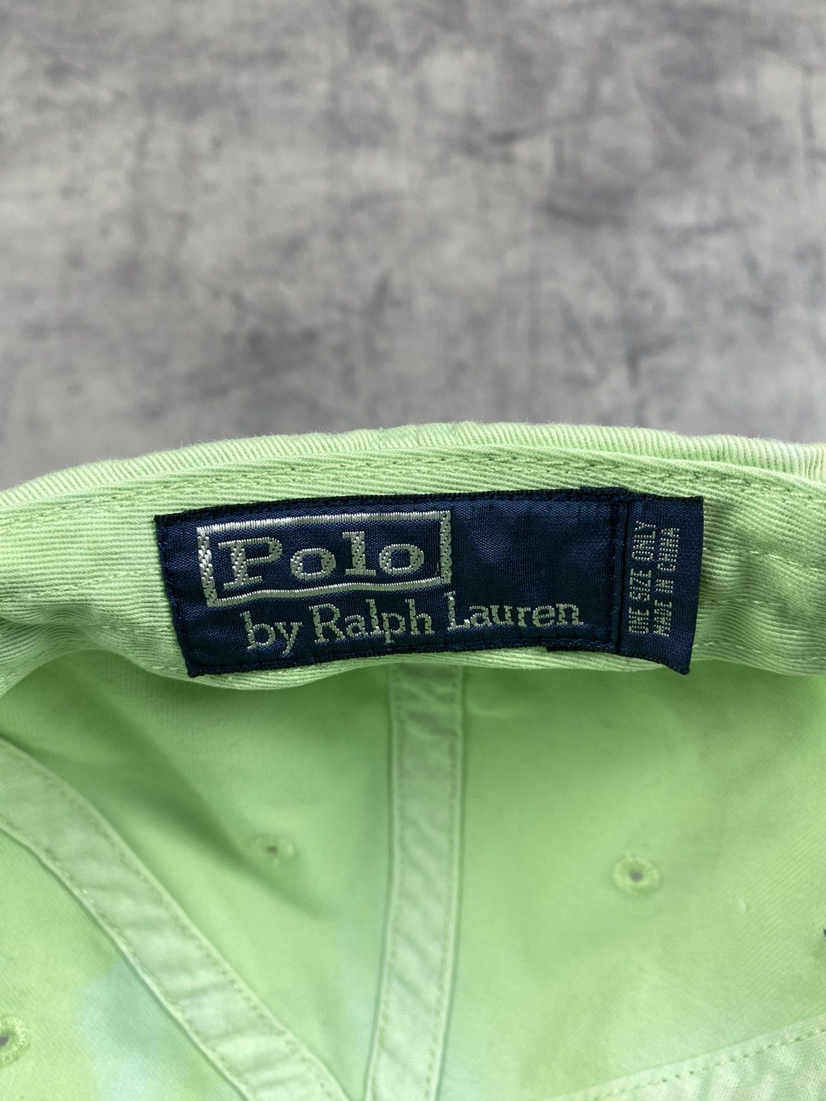 Polo Ralph Lauren × Vintage Vintage Polo Ralph Lauren Hype Cap Hat Embroidered Logo 90s Size ONE SIZE - 9 Thumbnail