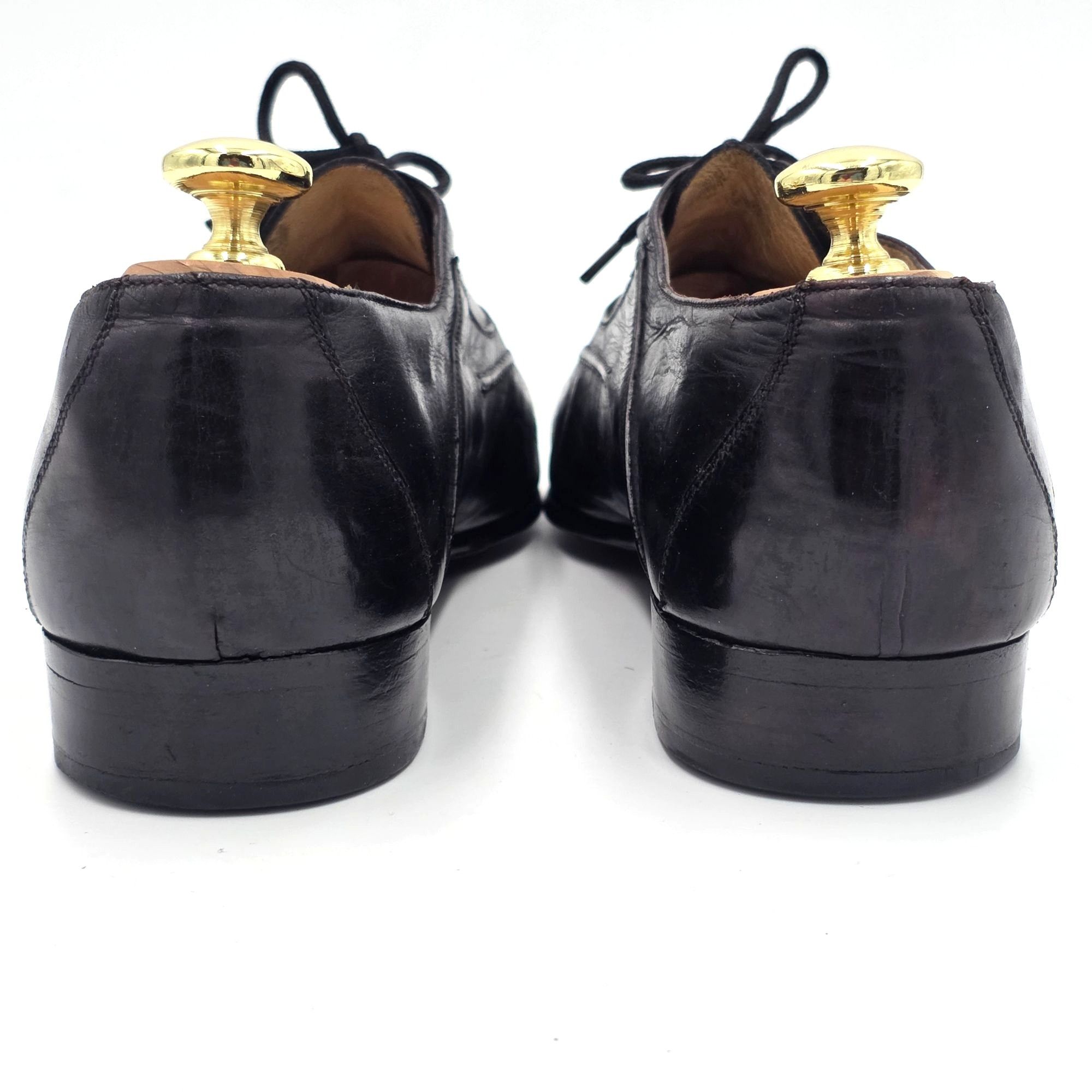 Bally Vintage Bally Italy Soft Black Leather Dress Shoes Mens 9 Size US 9 / EU 42 - 7 Thumbnail