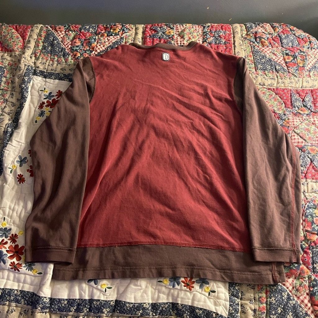 Disney Grumpy Snow White Disney Burgundy and Brown long Shirt sizeM Size US M / EU 48-50 / 2 - 2 Thumbnail