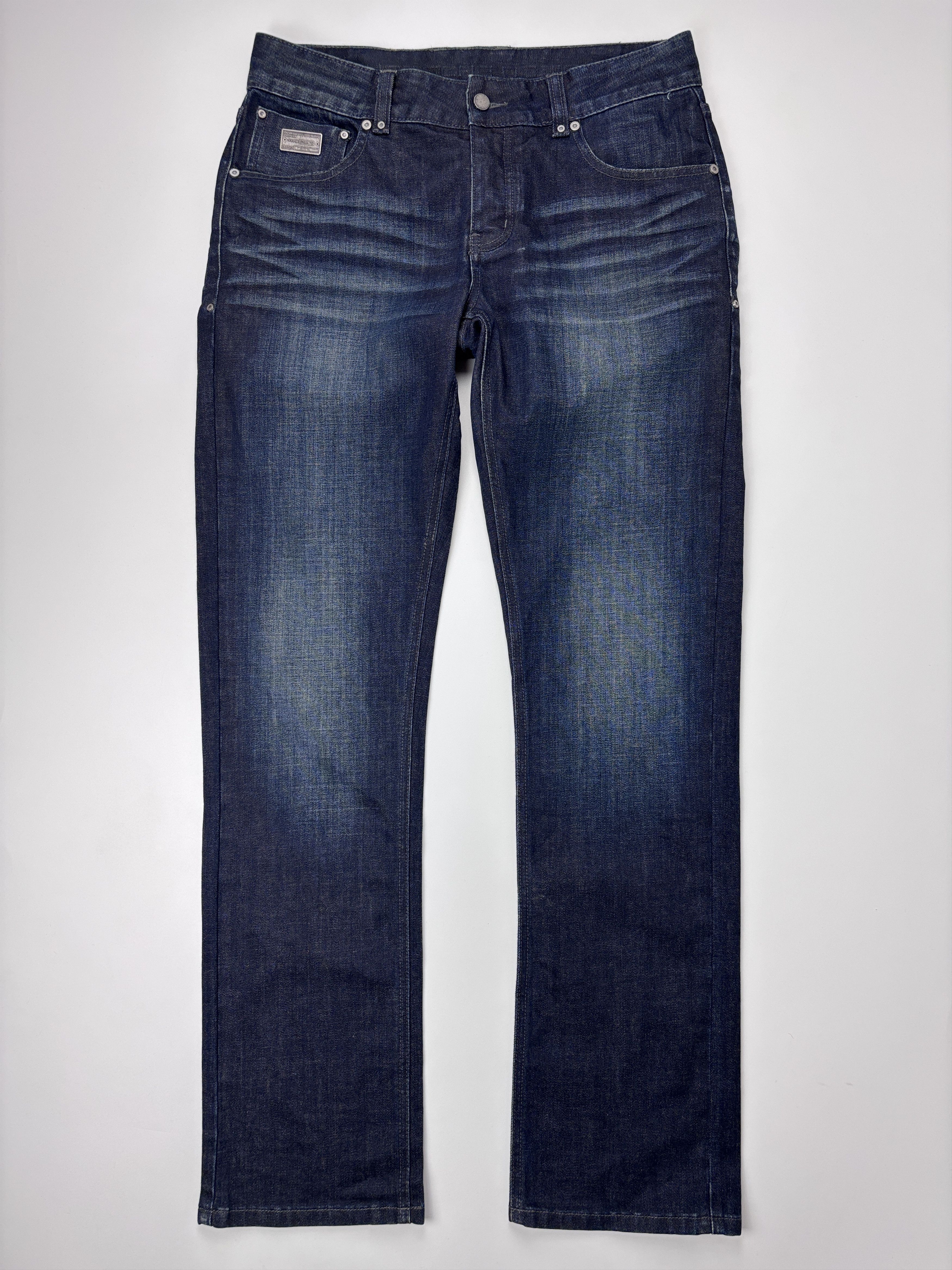 Porsche Design Porsche Design Japanese Denim Jeans P'1900 Navy Blue 32x34 Size US 32 / EU 48 - 1 Thumbnail
